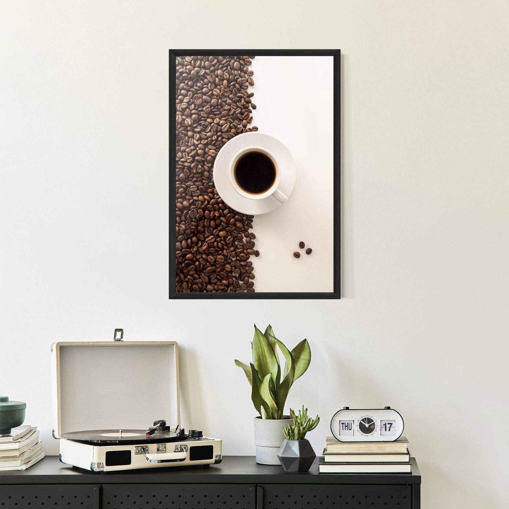 Plakat w Ramie Contrasted Coffee mockup 2