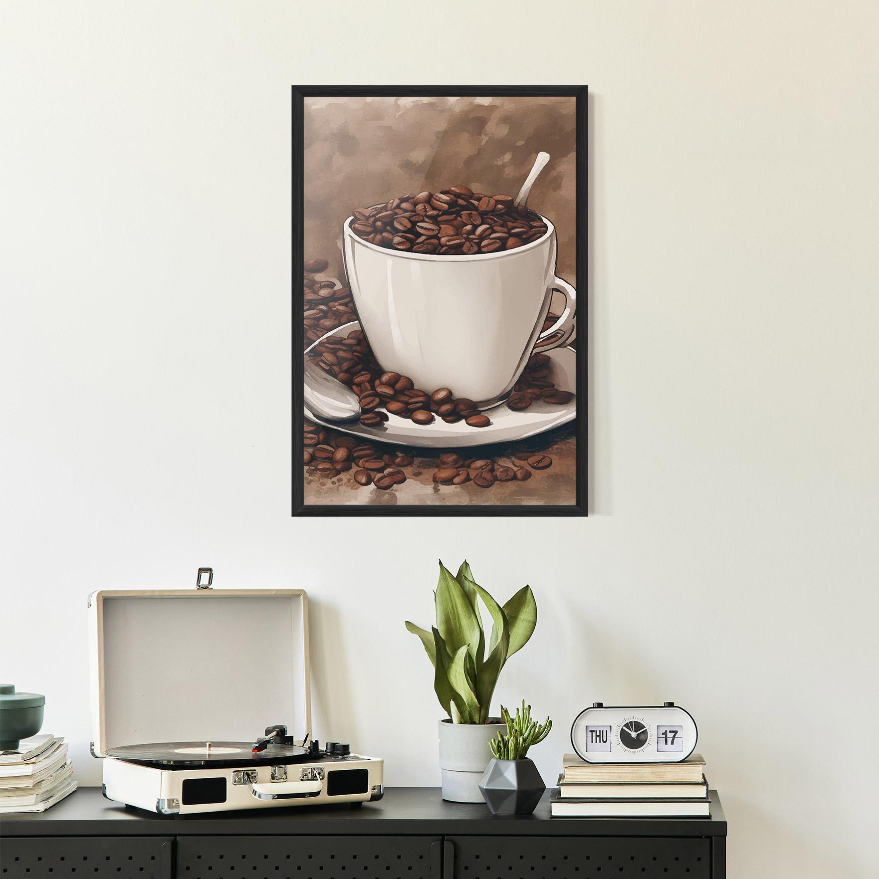 Plakat w Ramie Vintage Coffee mockup 2
