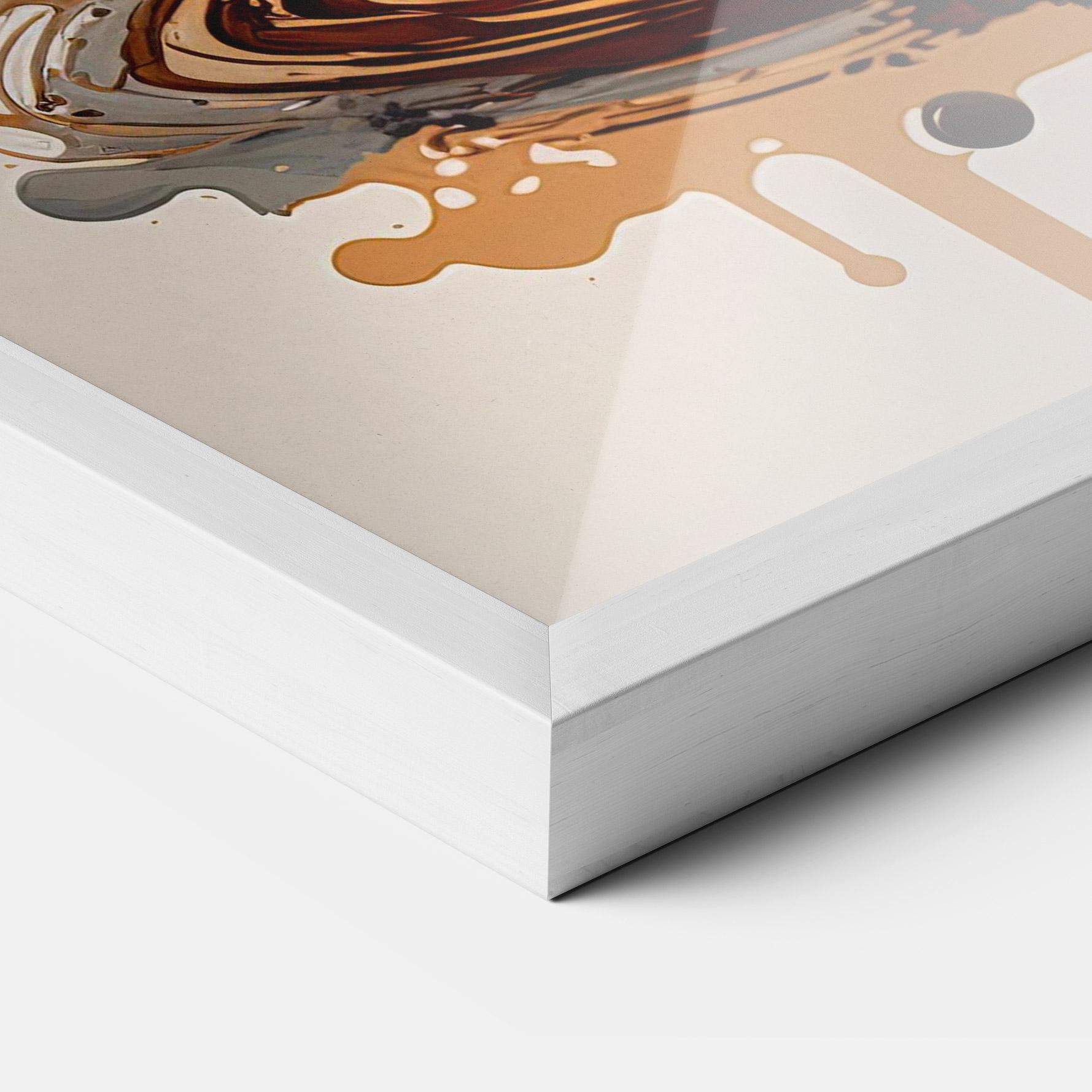 Plakat w Ramie Coffee Art mockup 3