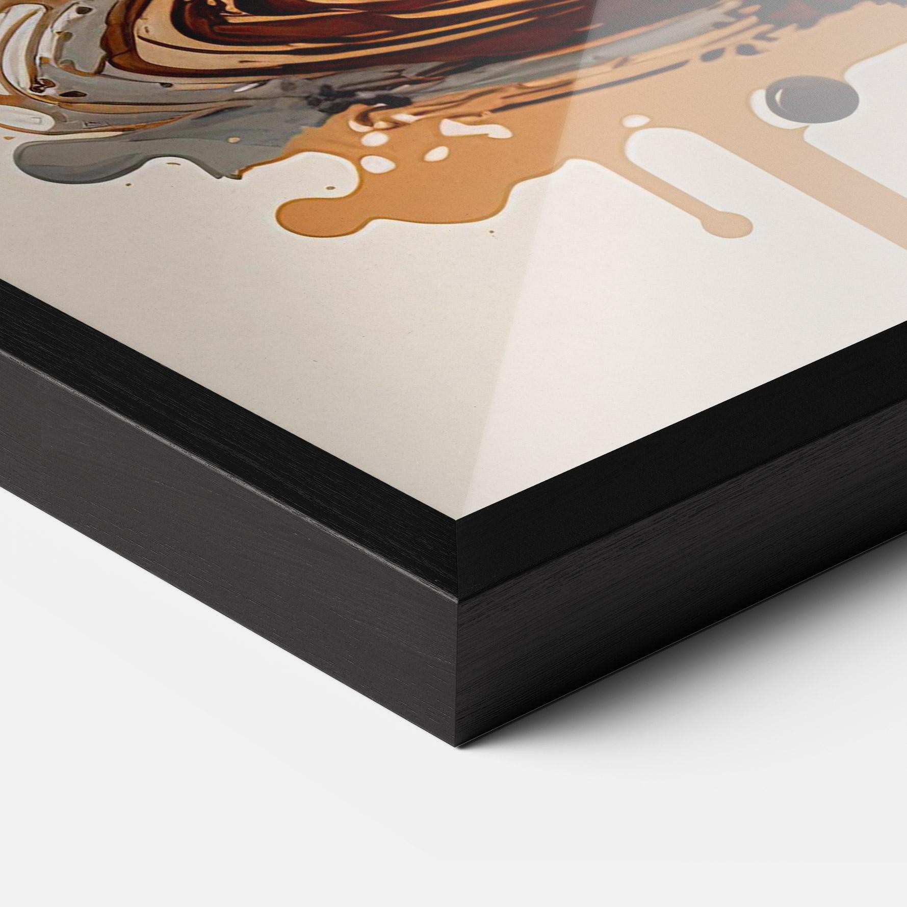 Plakat w Ramie Coffee Art mockup 3