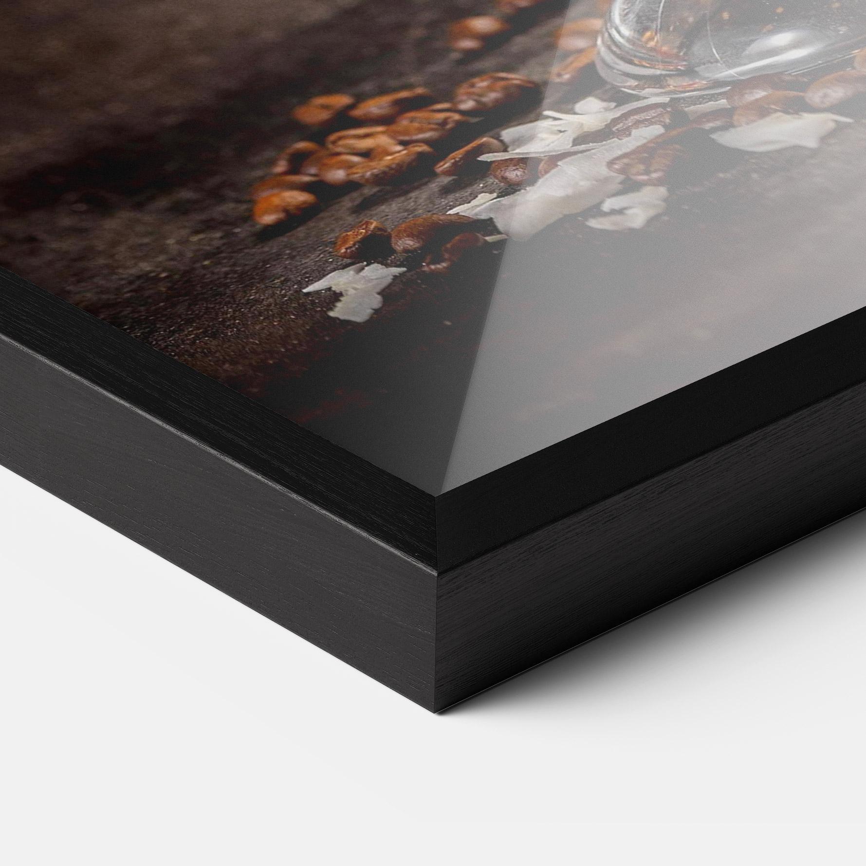 Plakat w Ramie Tasty Coconut Coffee mockup 3