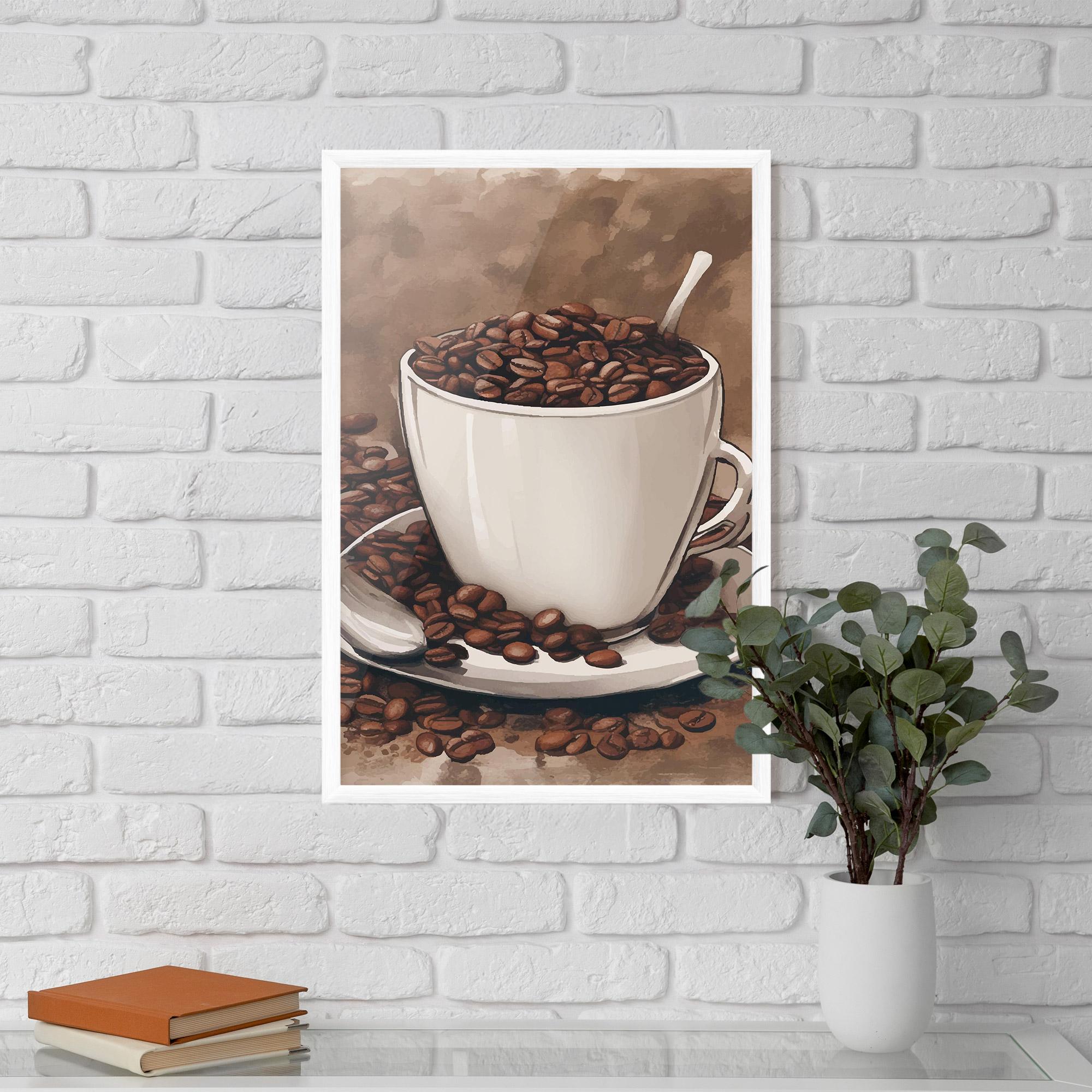 Plakat w Ramie Vintage Coffee mockup 5