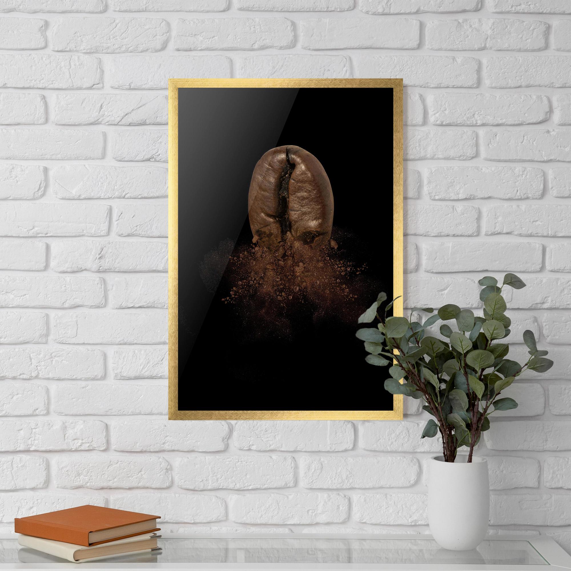 Plakat w Ramie Coffee Bean Explosion mockup 5