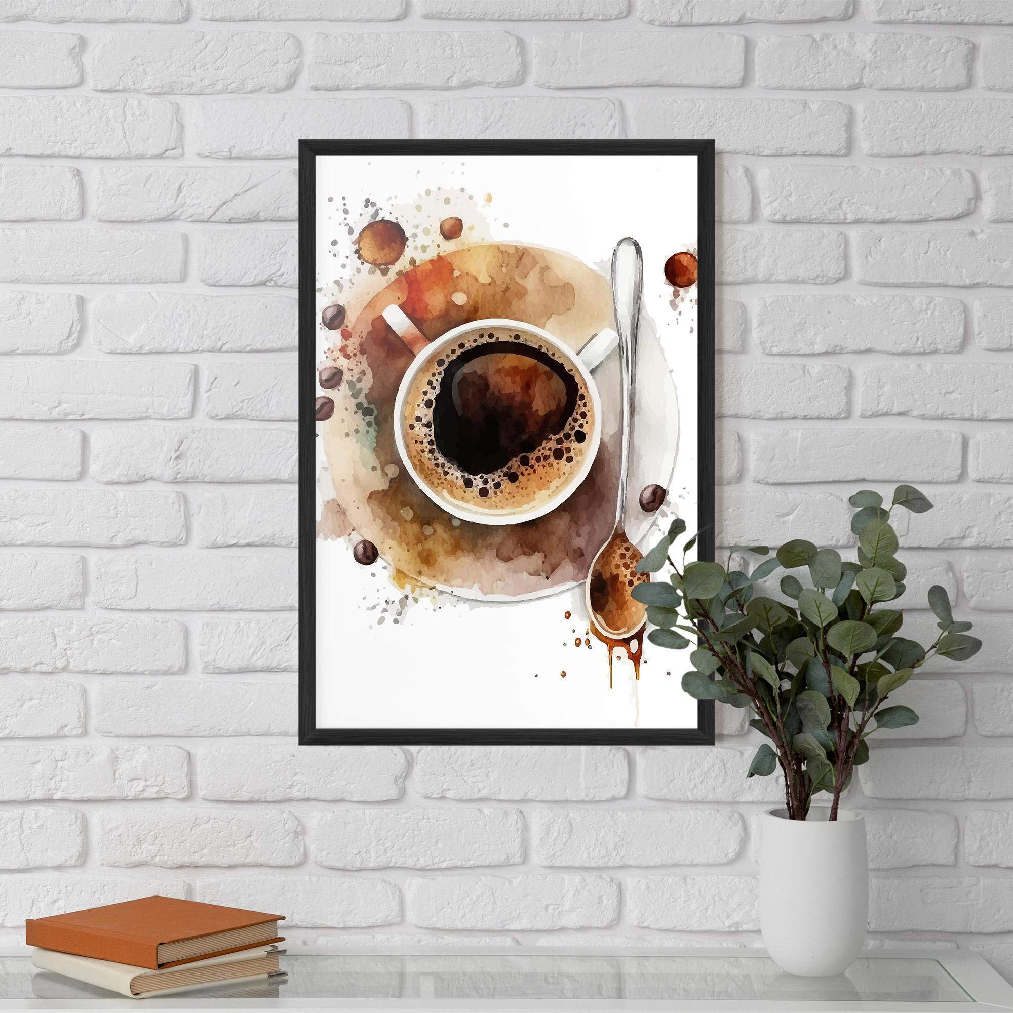 Plakat w Ramie Coffee Liquid mockup 5