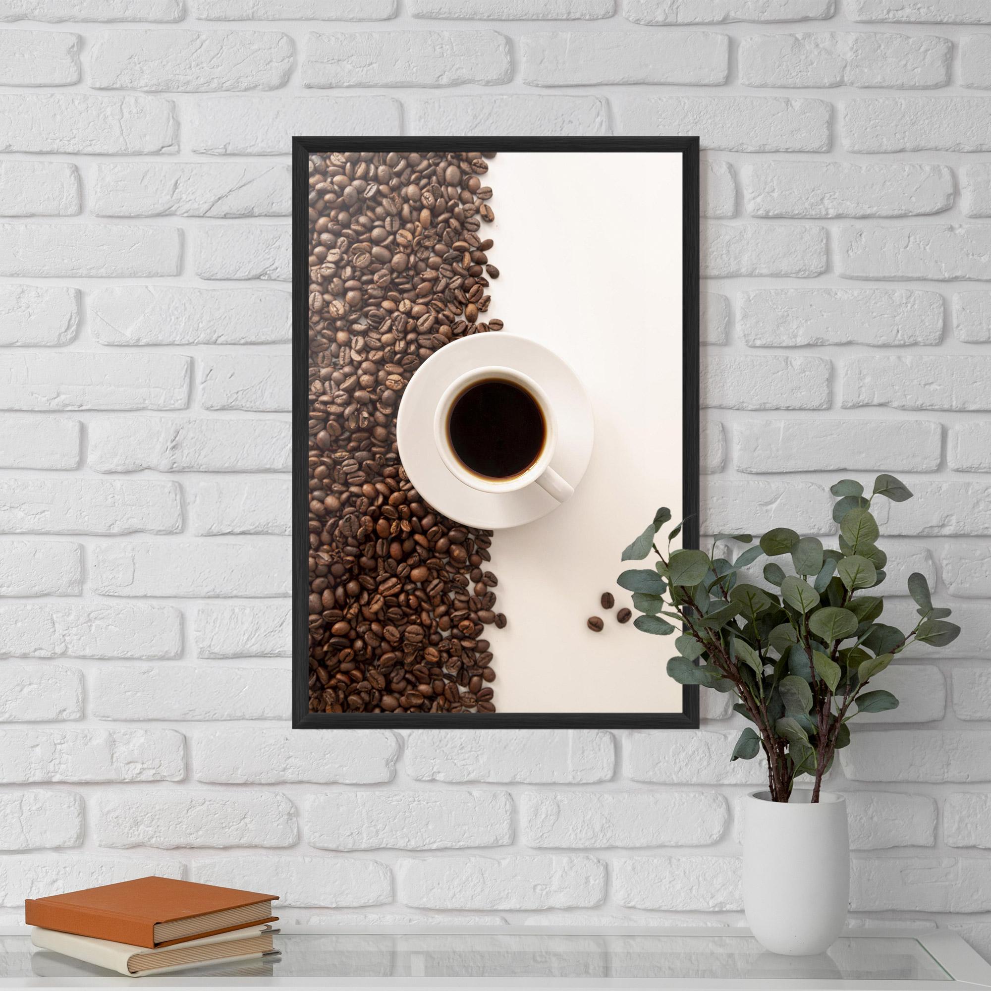 Plakat w Ramie Contrasted Coffee mockup 5