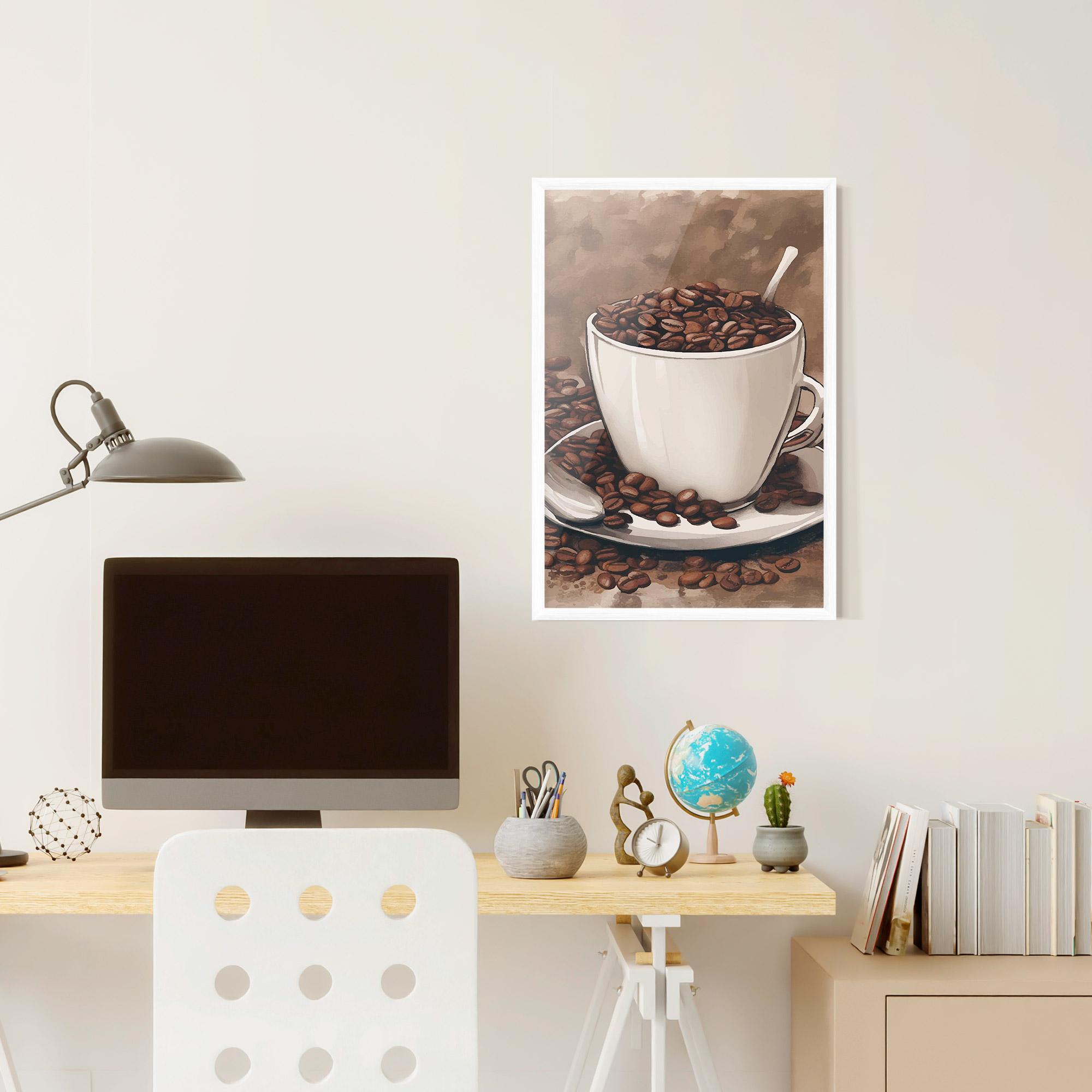 Plakat w Ramie Vintage Coffee mockup 6