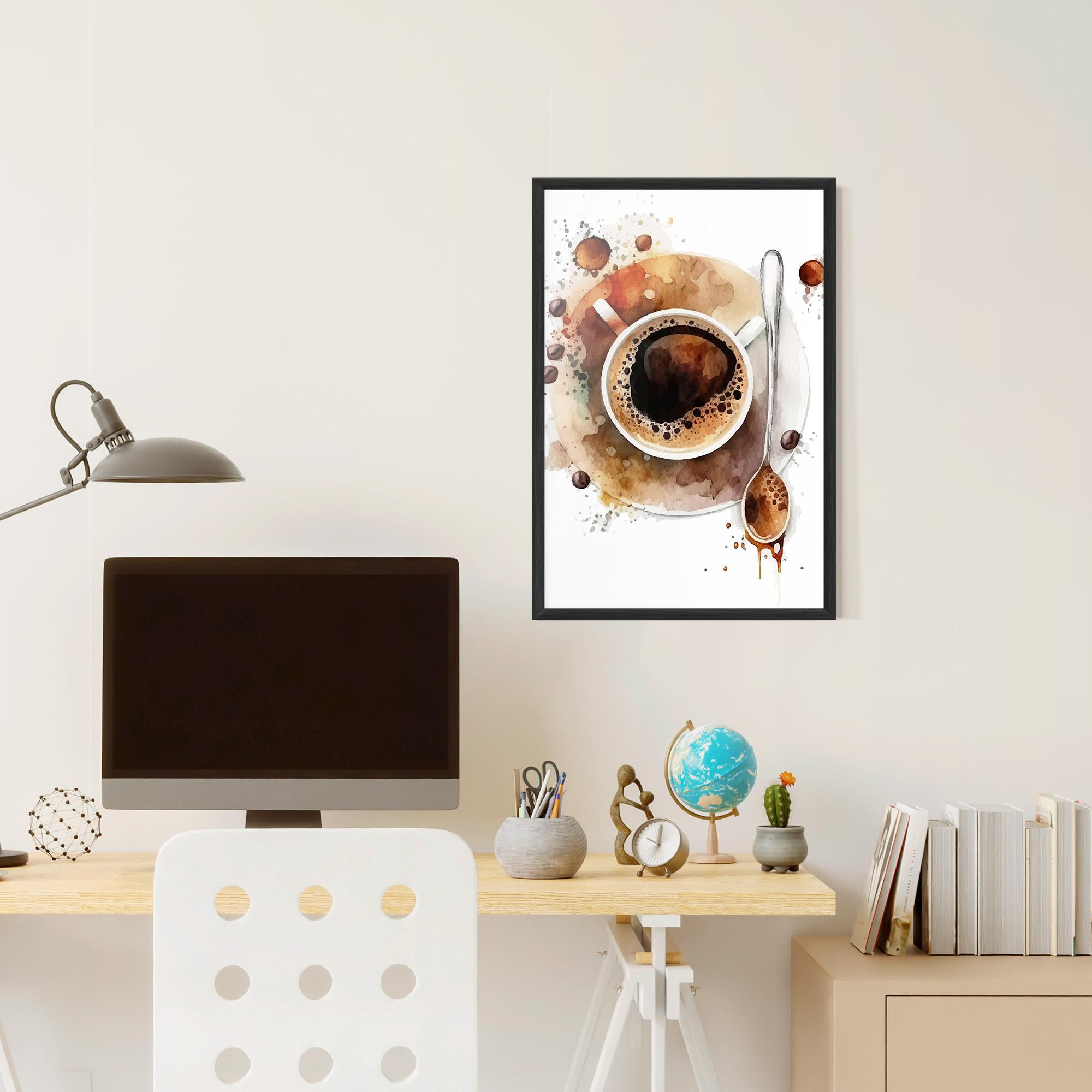 Plakat w Ramie Coffee Liquid mockup 6
