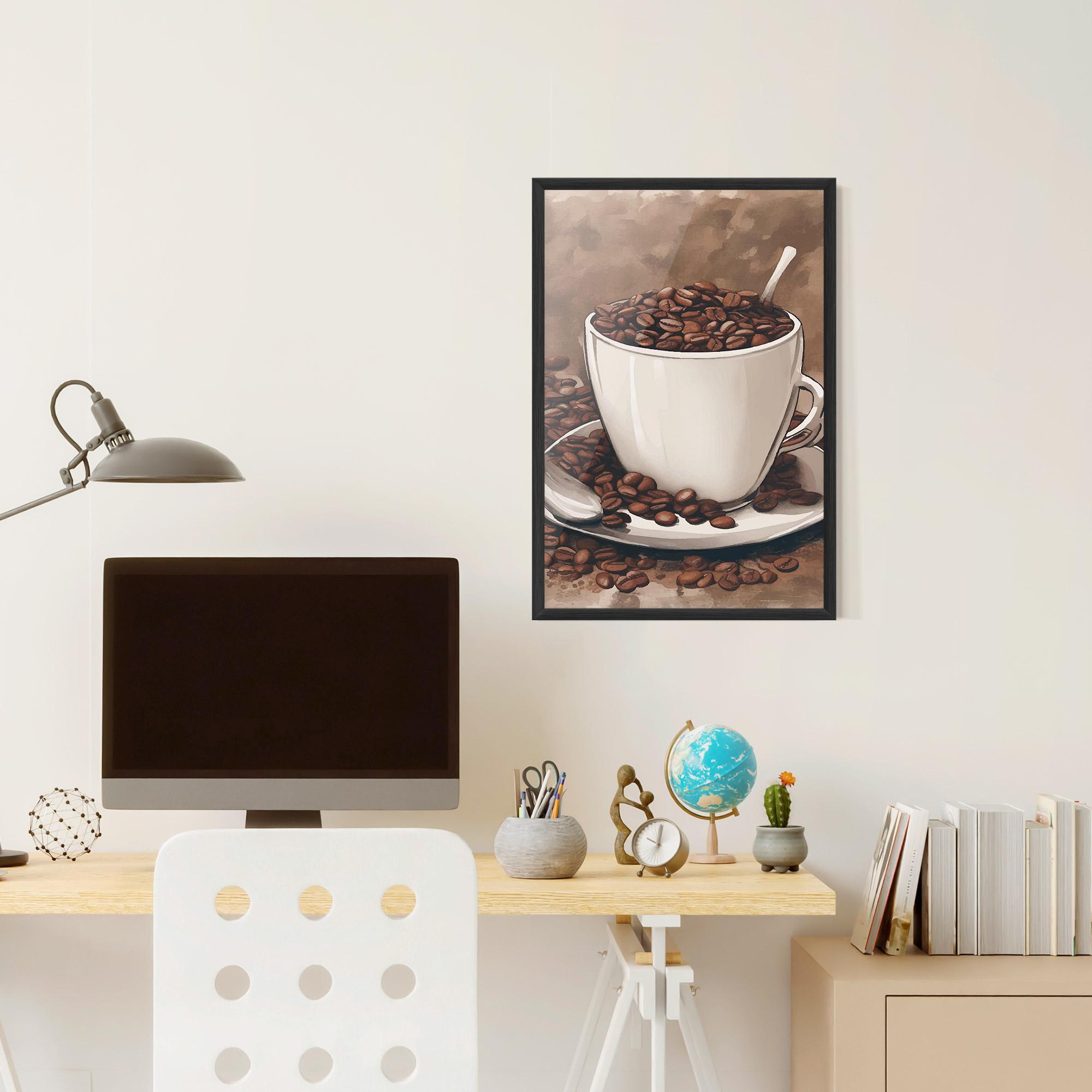 Plakat w Ramie Vintage Coffee mockup 6