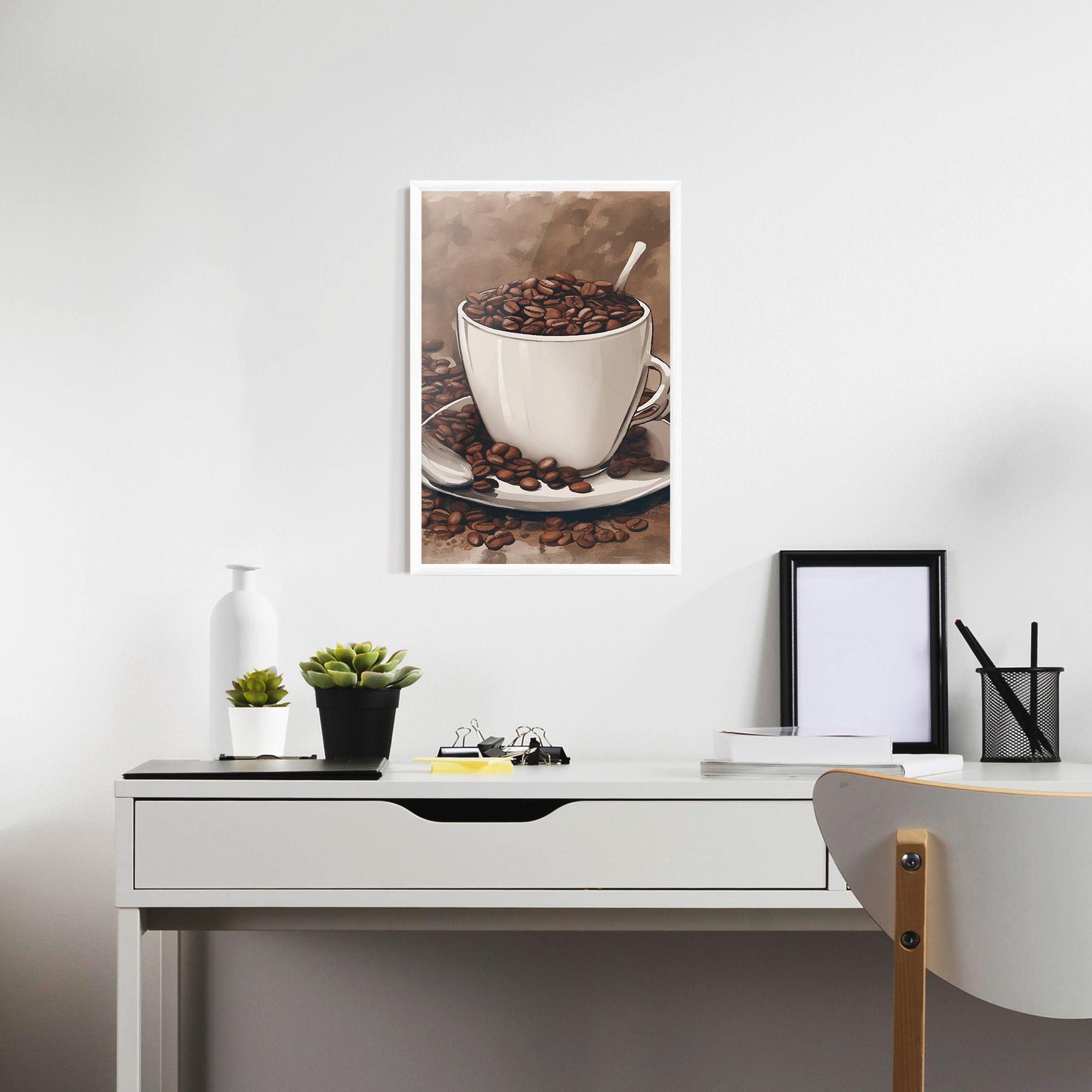 Plakat w Ramie Vintage Coffee mockup 7