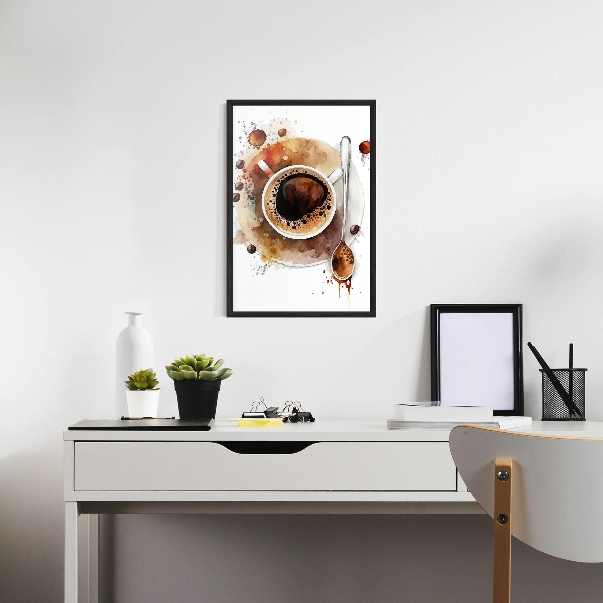 Plakat w Ramie Coffee Liquid mockup 7