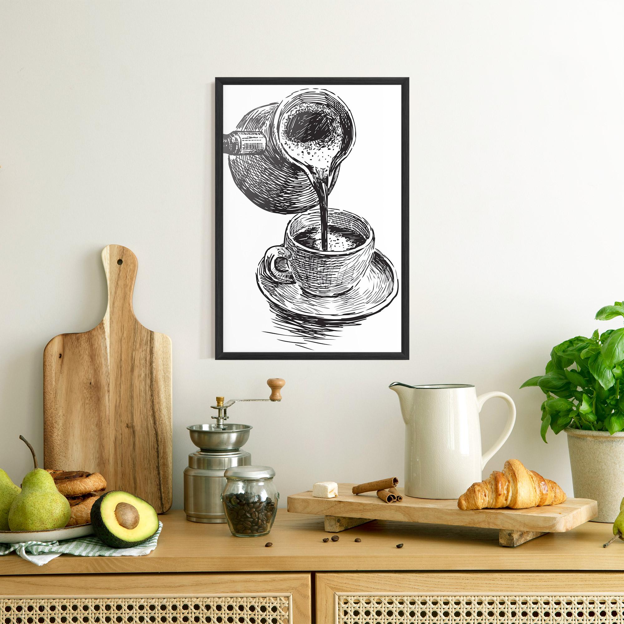 Plakat w Ramie Coffee Serving mockup 8