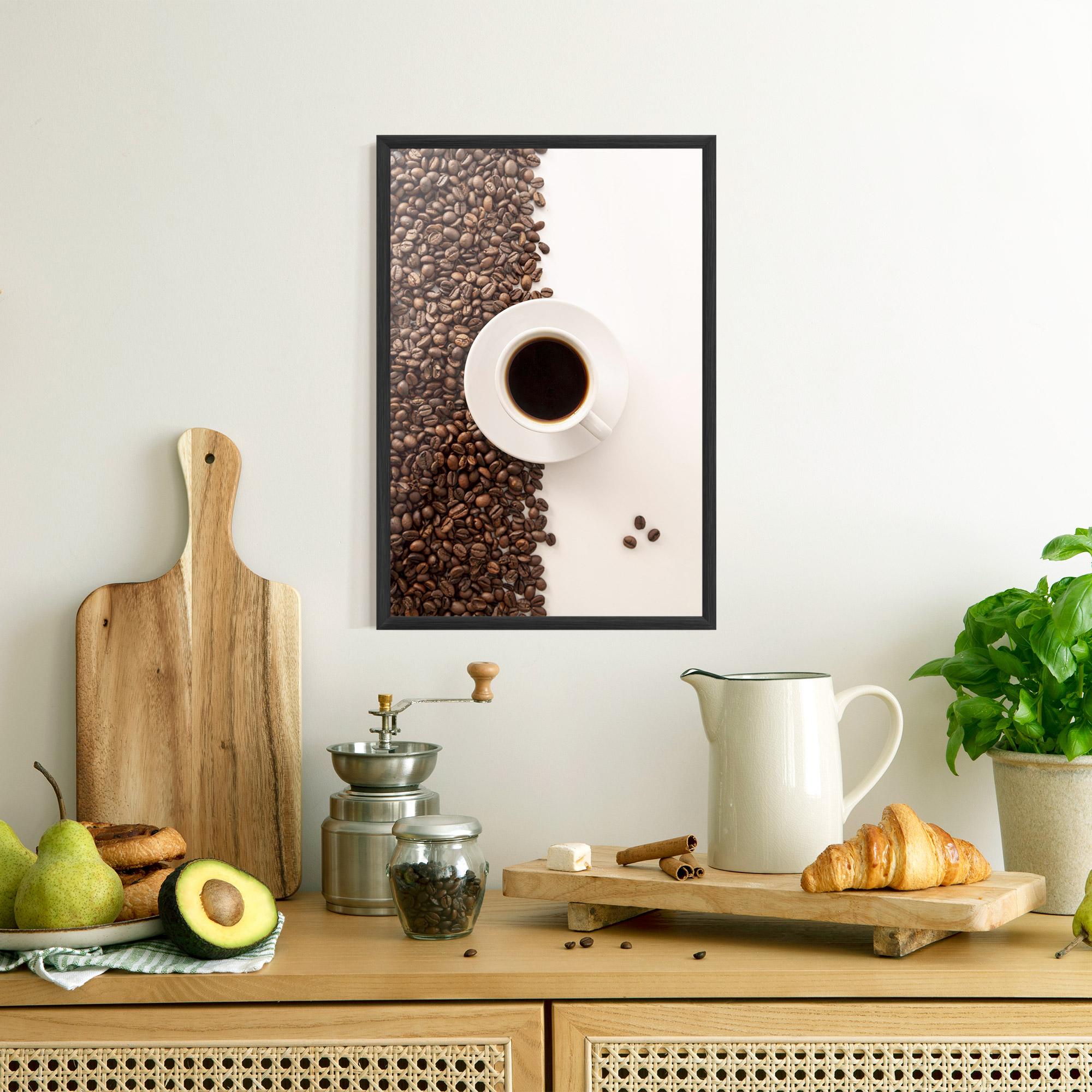 Plakat w Ramie Contrasted Coffee mockup 8