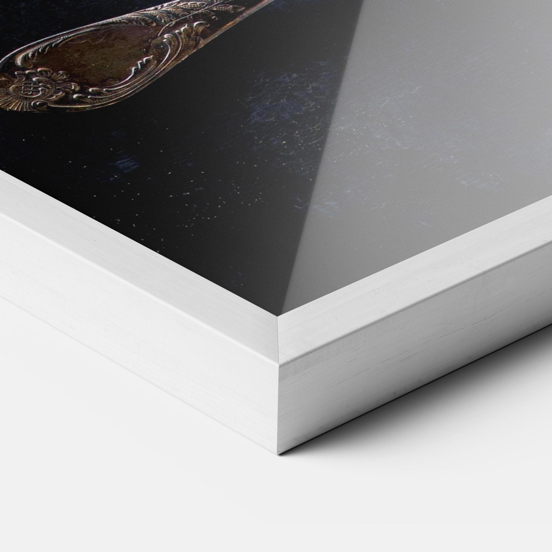 Plakat w Ramie Spices Herbs Spoons mockup 3