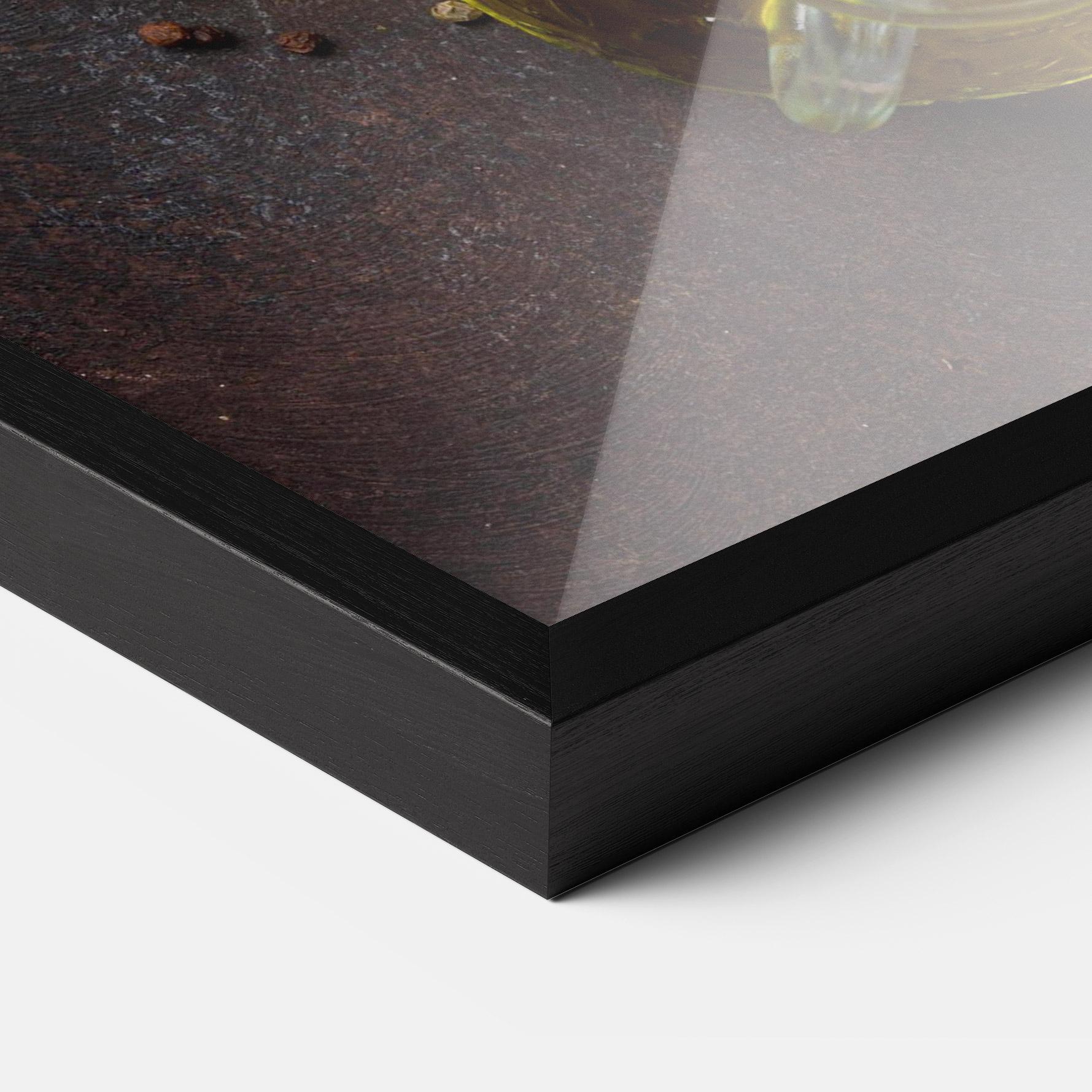 Plakat w Ramie Spices On Stone Table mockup 3