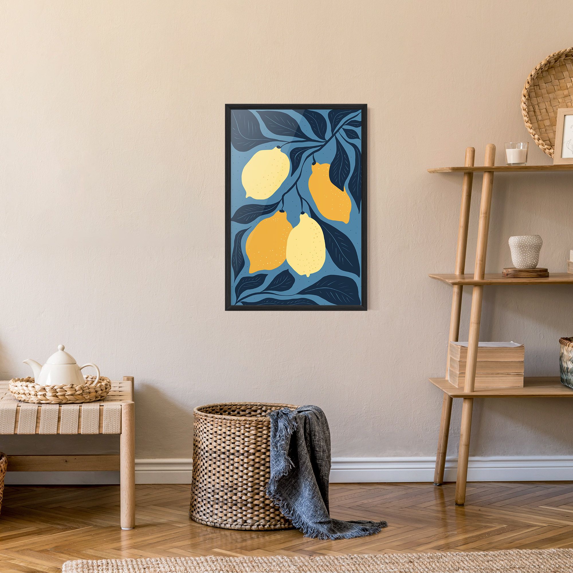 Lemon On Blue mockup 9