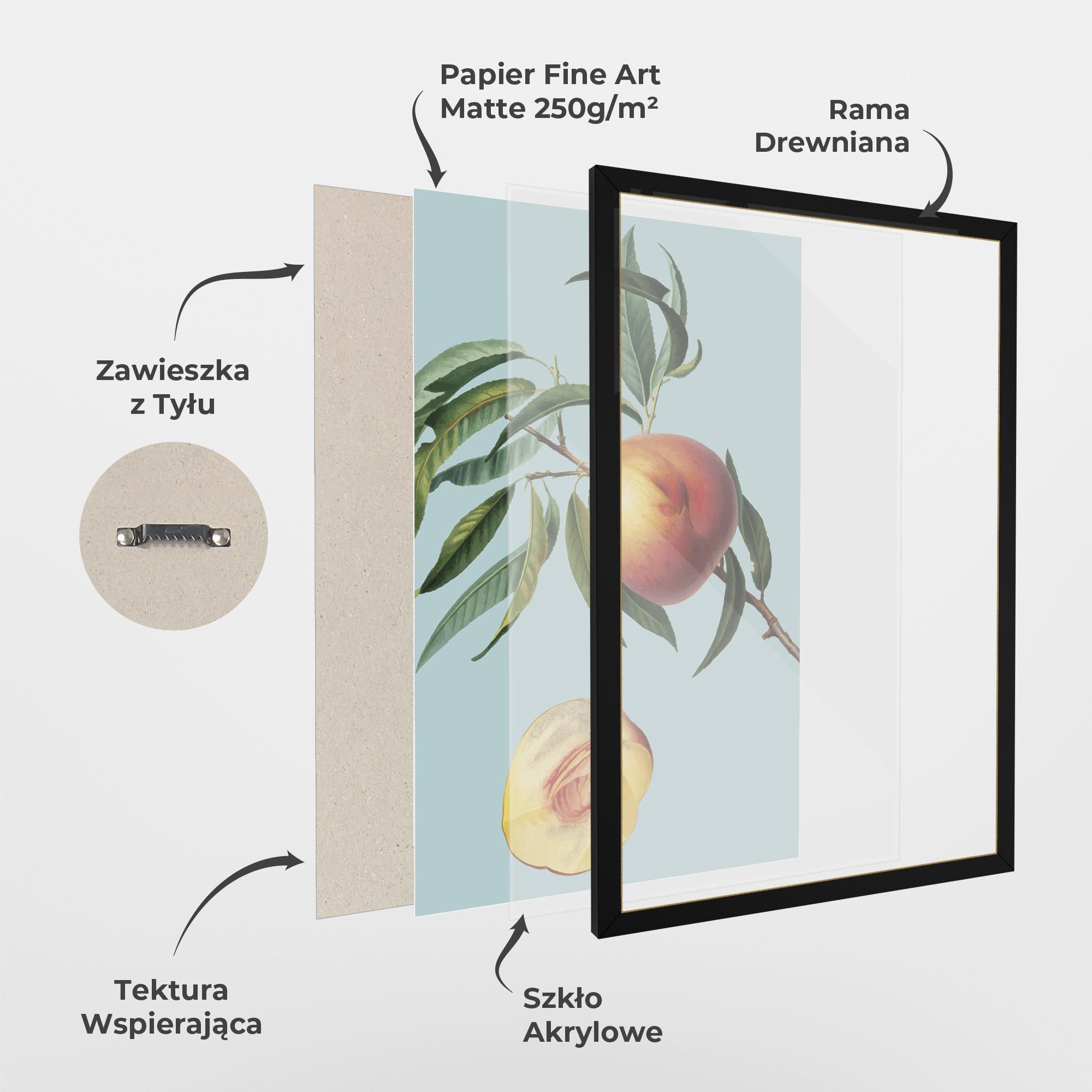 Plakat w Ramie Fruit Art mockup 1