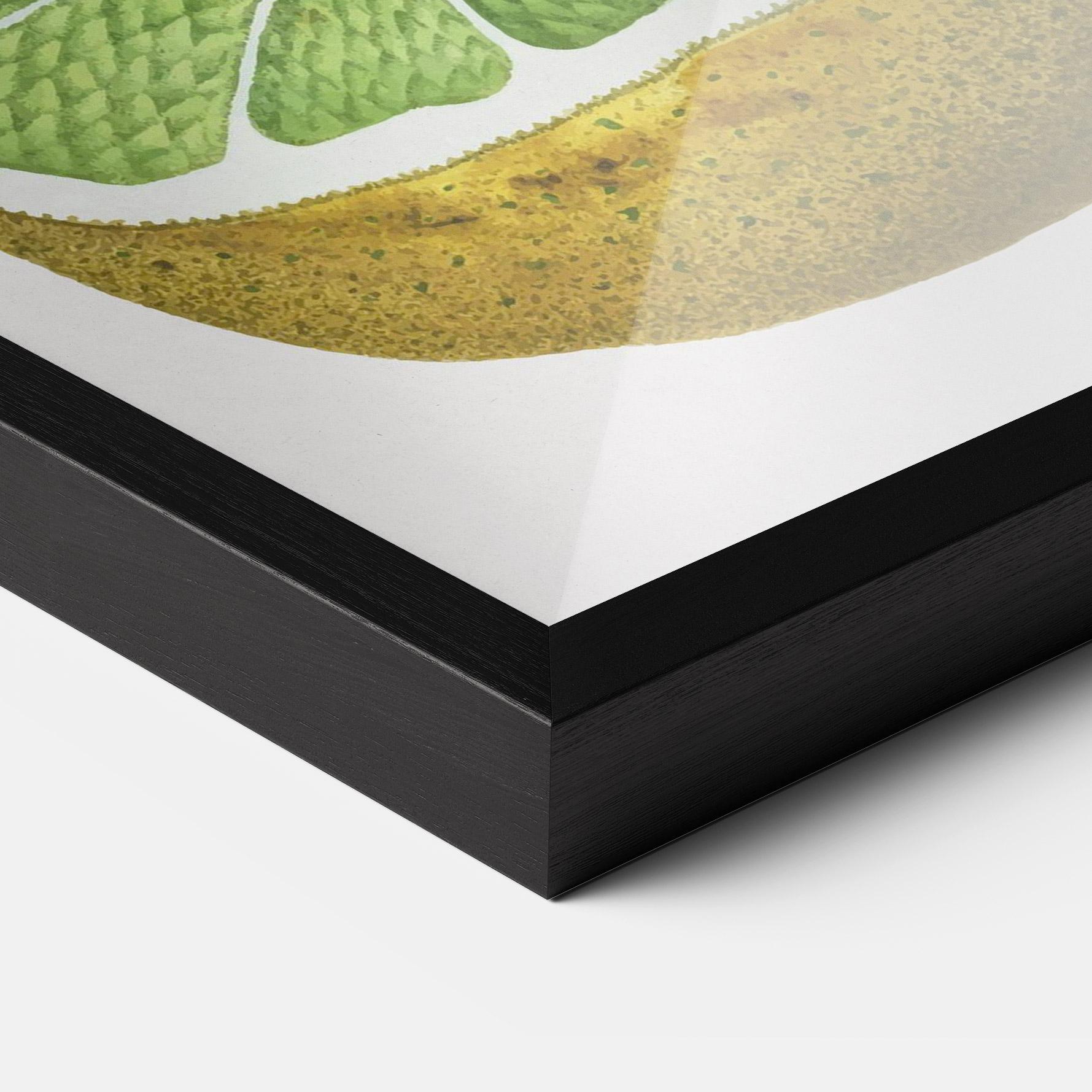 Plakat w Ramie Lime Flower mockup 3