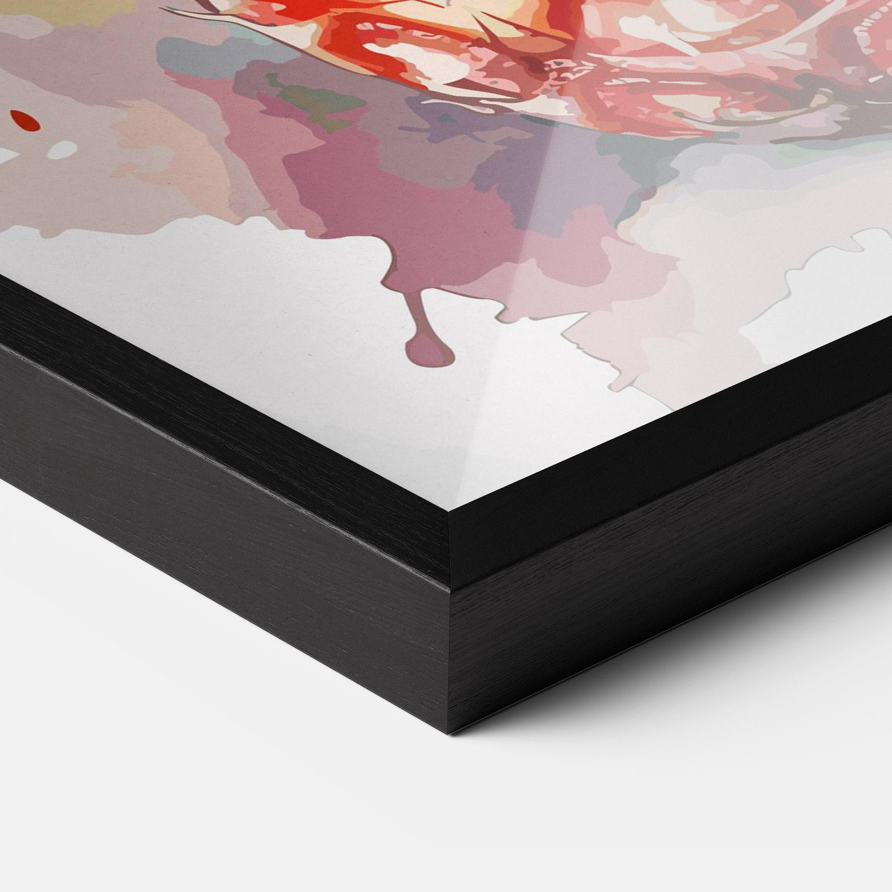 Plakat w Ramie Pineapple Watercolor mockup 3