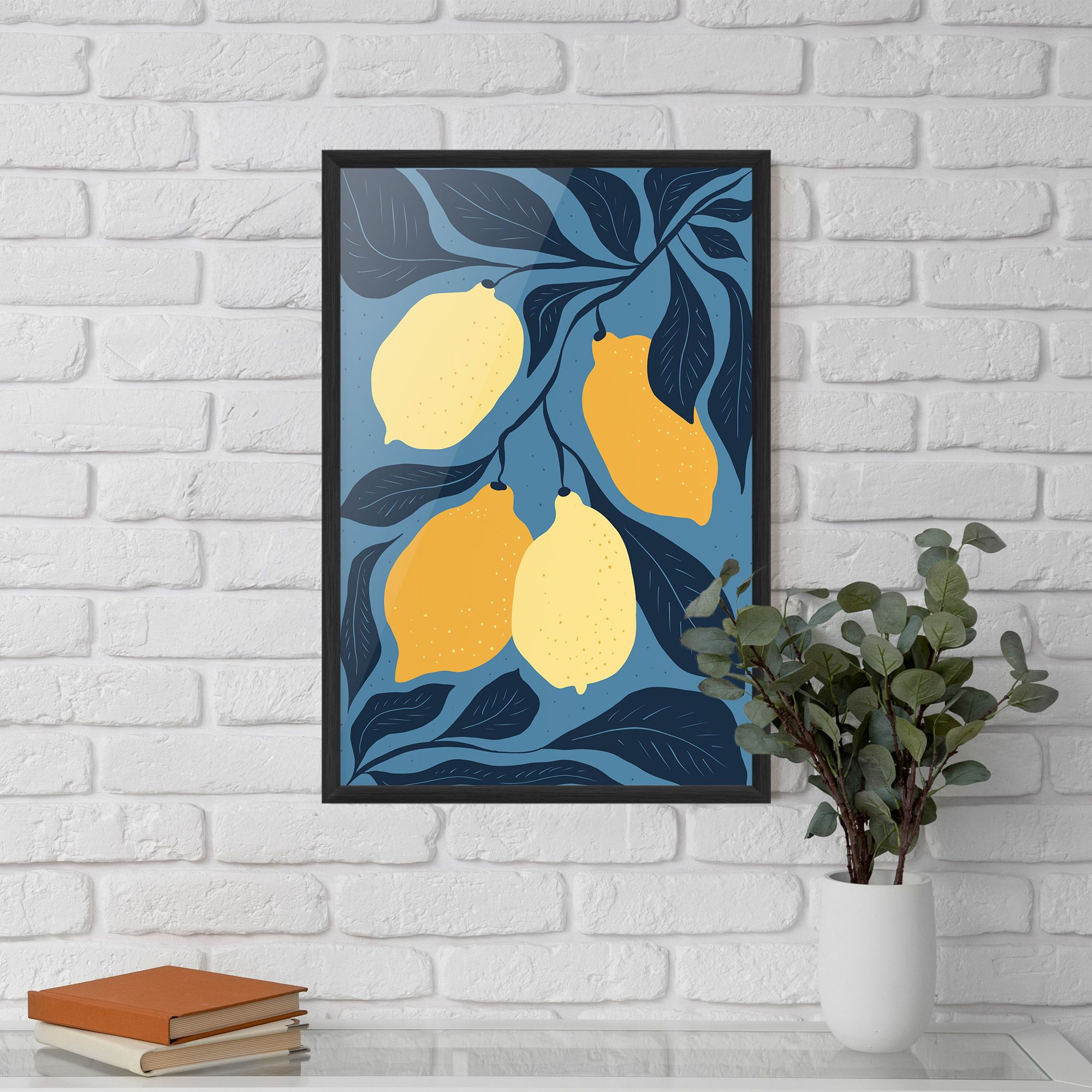 Lemon On Blue mockup 5