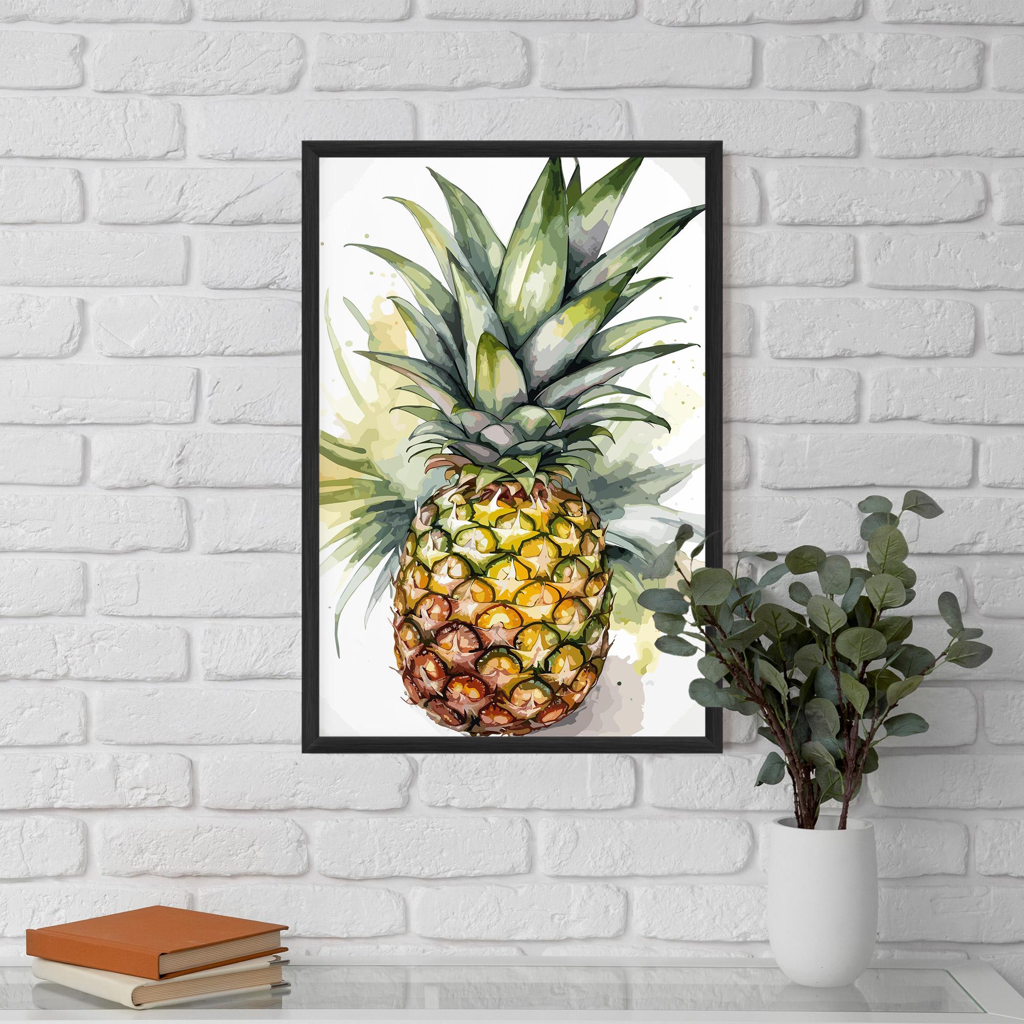 Plakat w Ramie Pineapple mockup 5