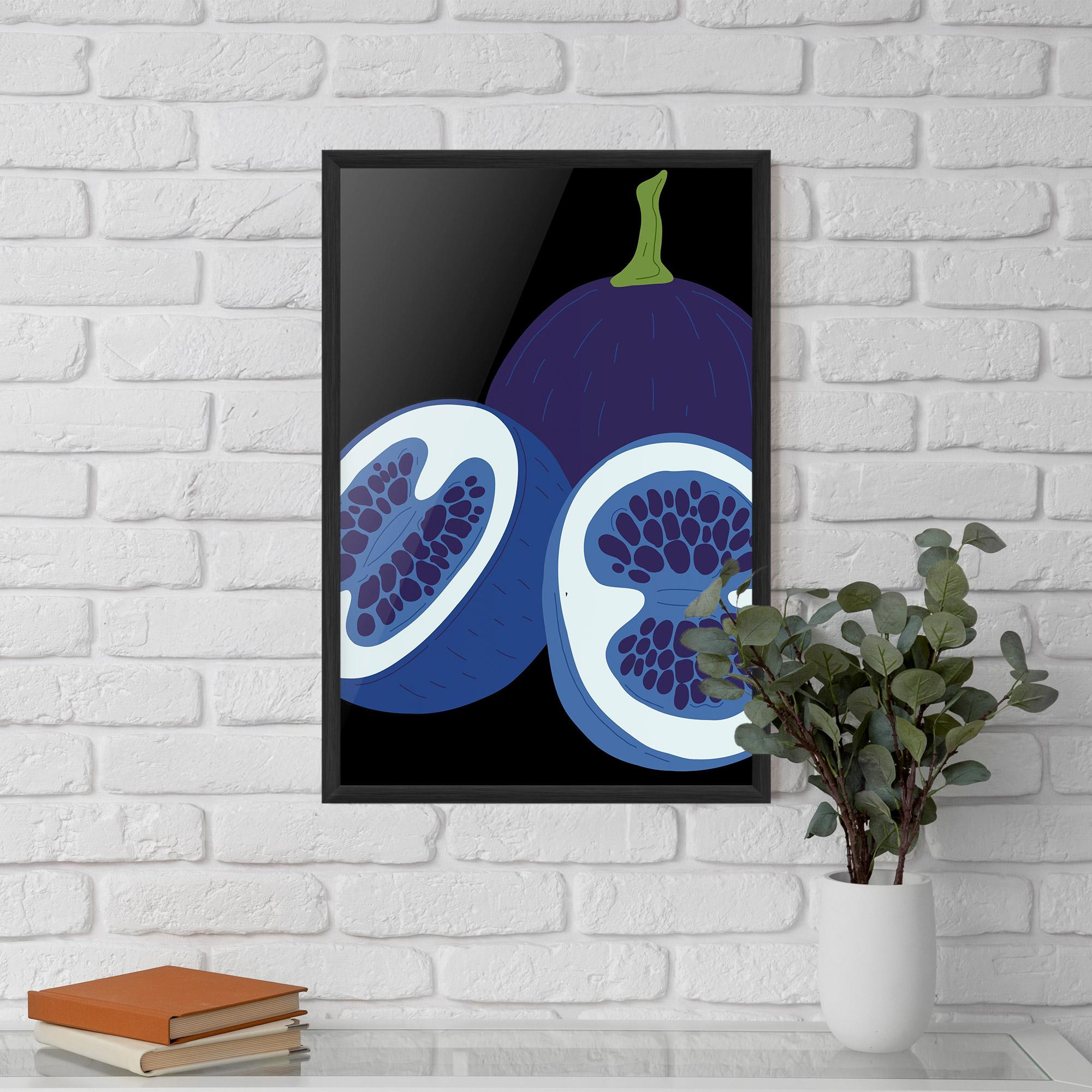 Plakat w Ramie Purple Fruit mockup 5