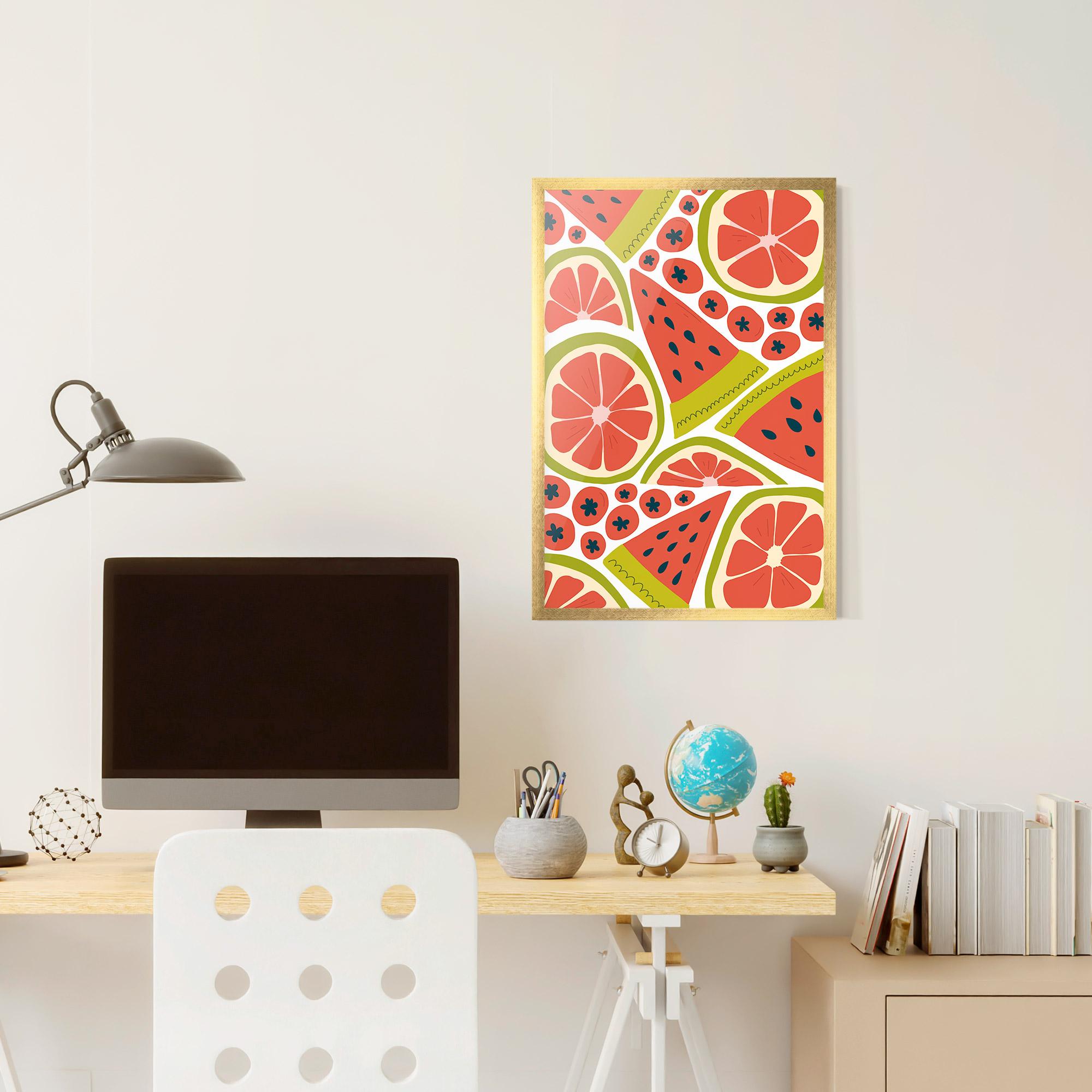 Plakat w Ramie Watermelon mockup 6