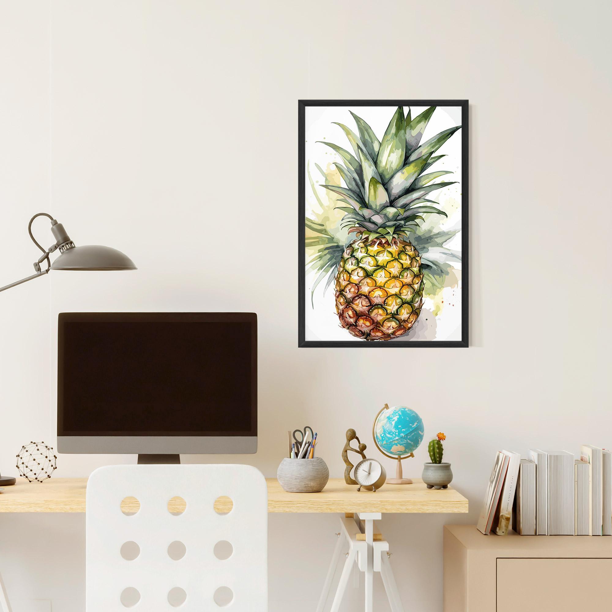 Plakat w Ramie Pineapple mockup 6