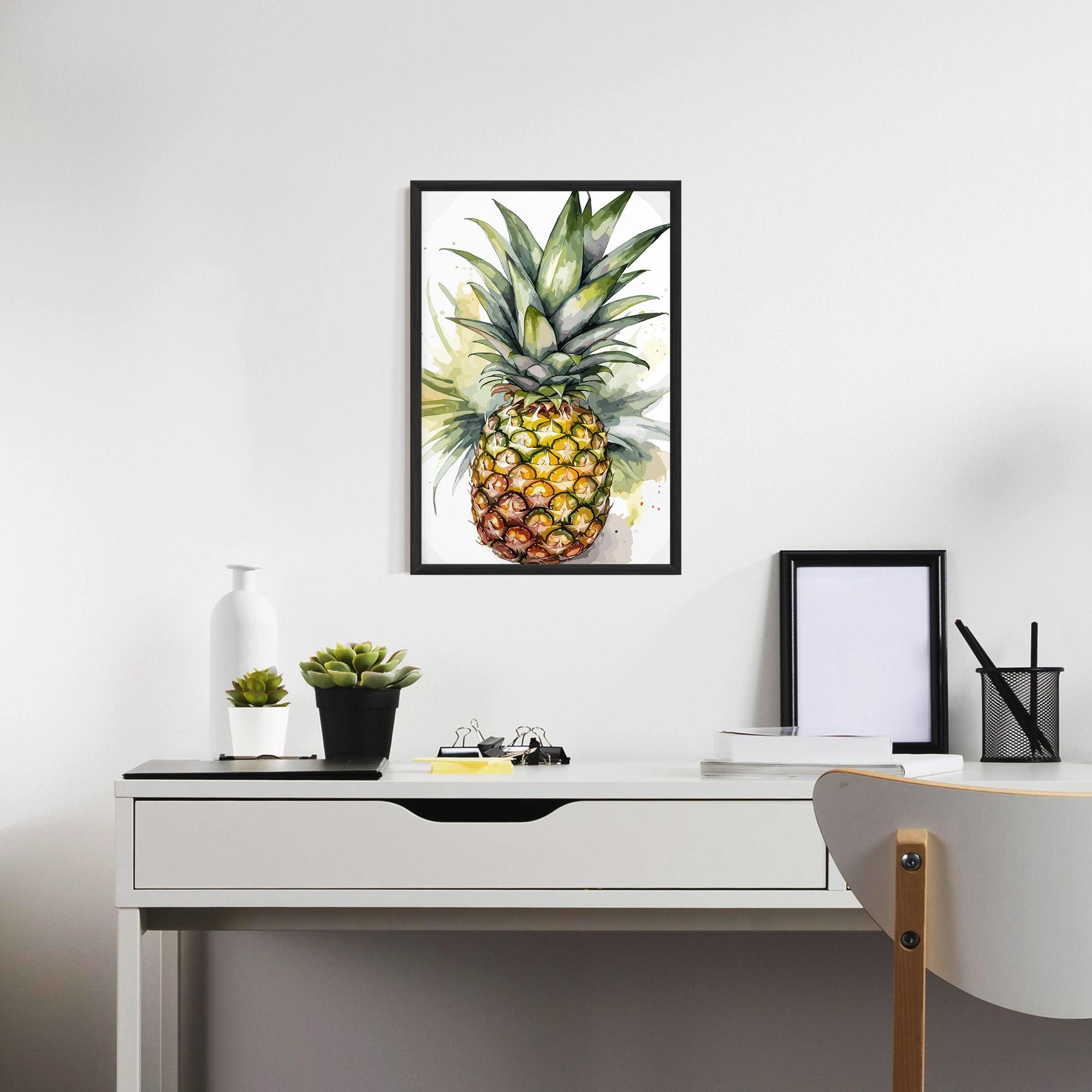 Plakat w Ramie Pineapple mockup 7