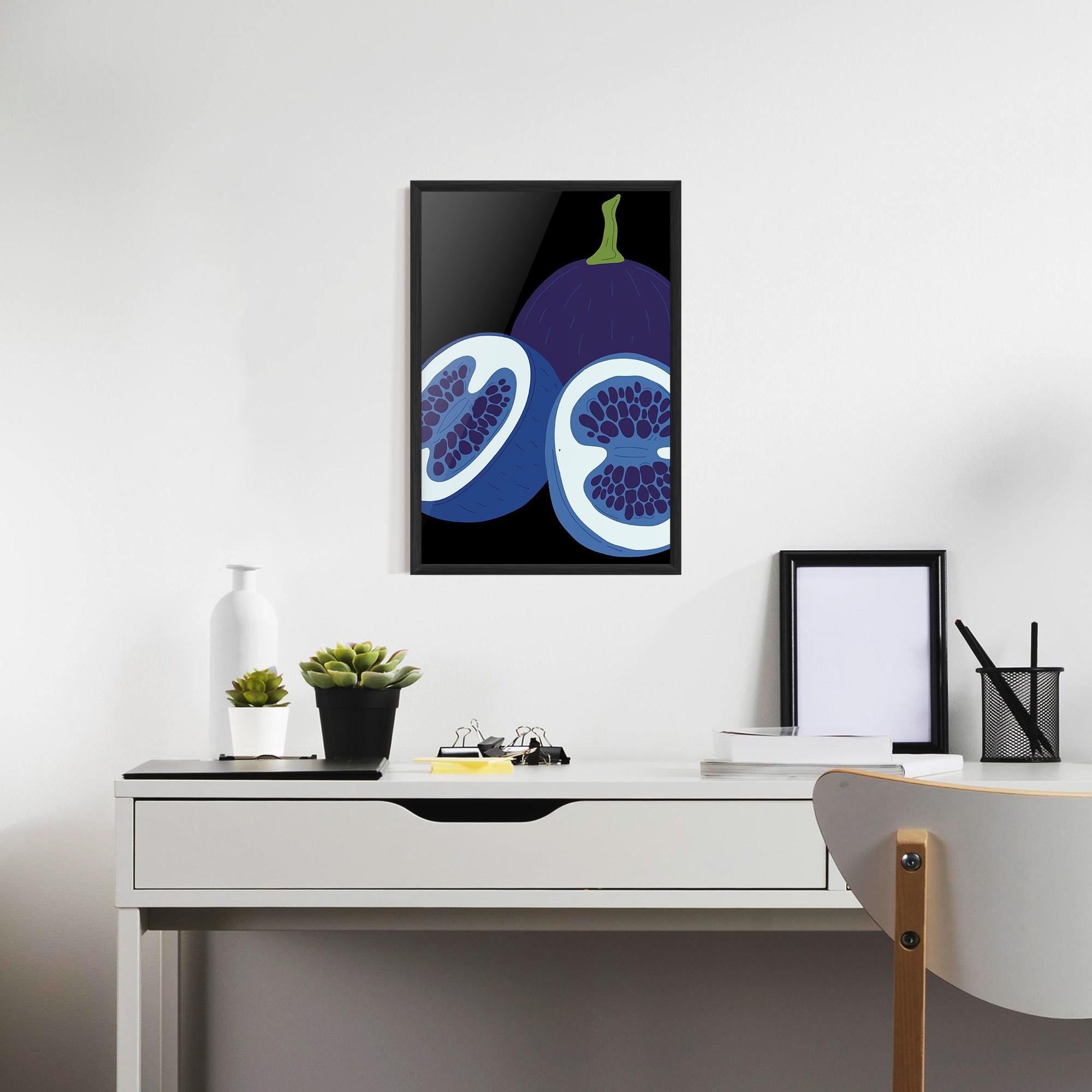 Plakat w Ramie Purple Fruit mockup 7