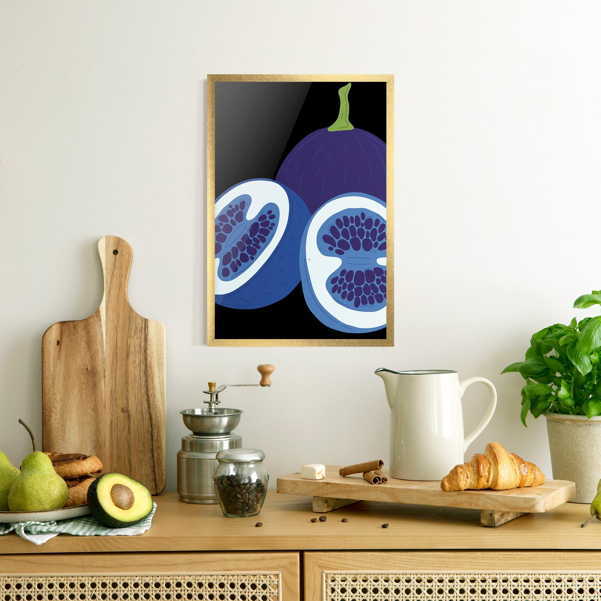 Plakat w Ramie Purple Fruit mockup 8