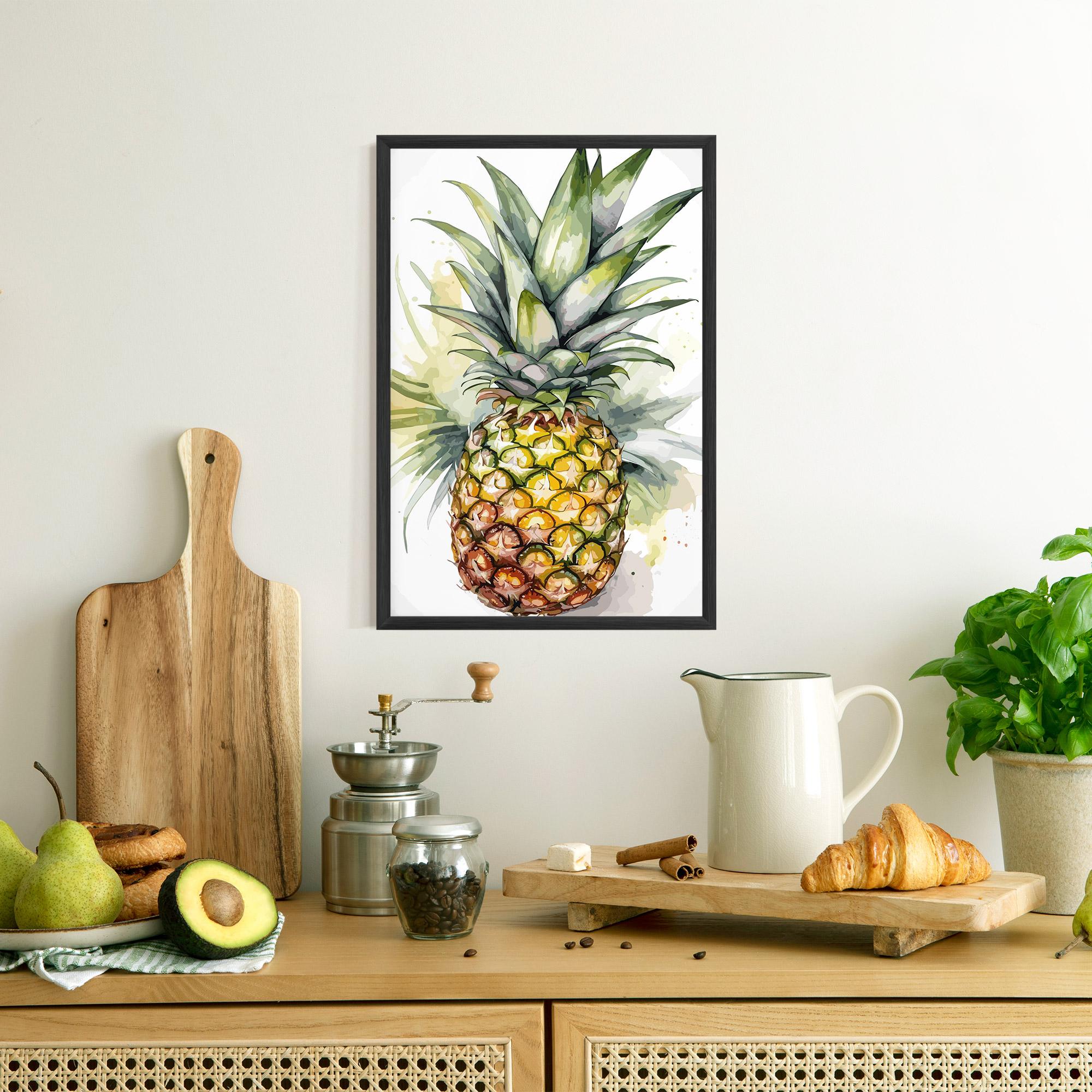 Plakat w Ramie Pineapple mockup 8