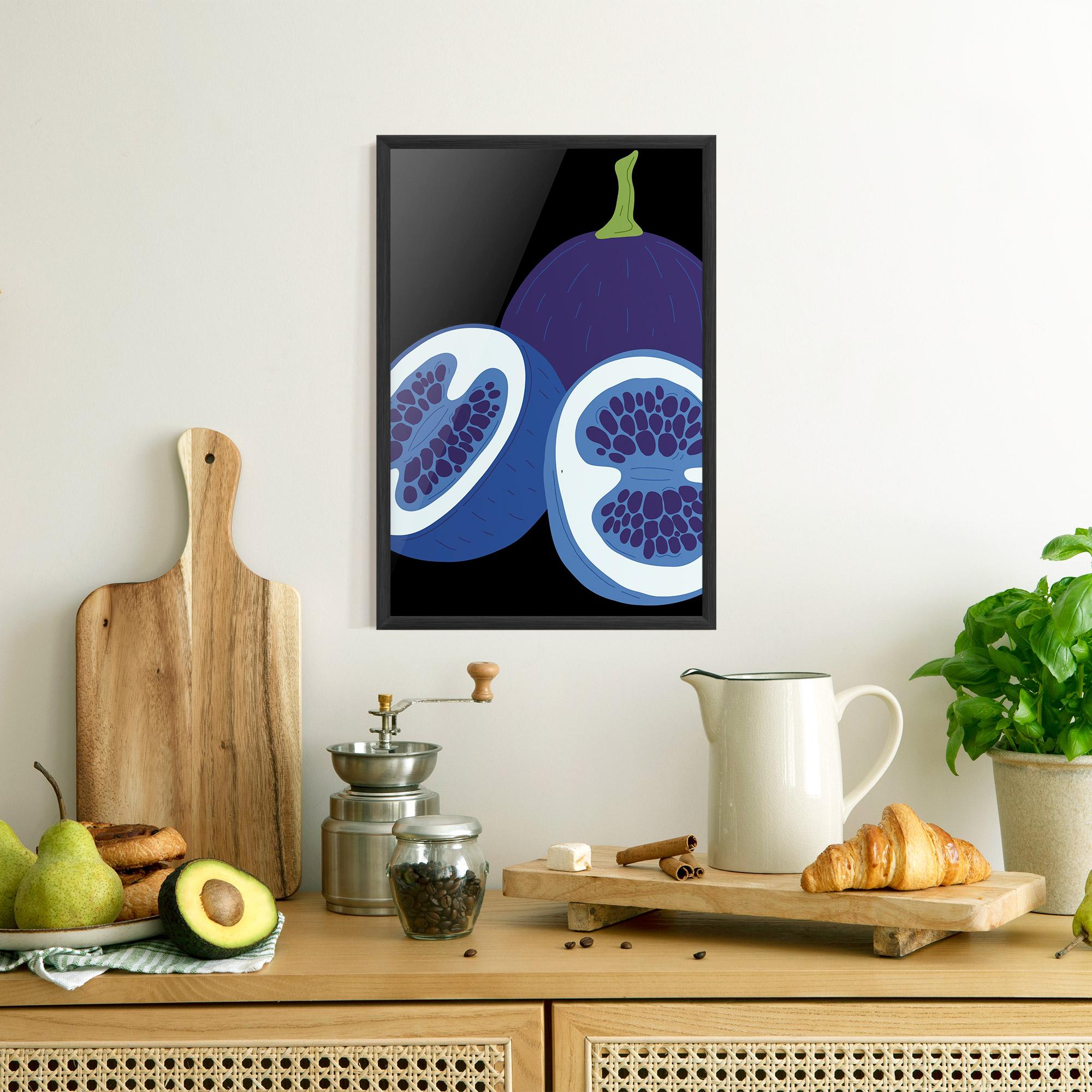 Plakat w Ramie Purple Fruit mockup 8