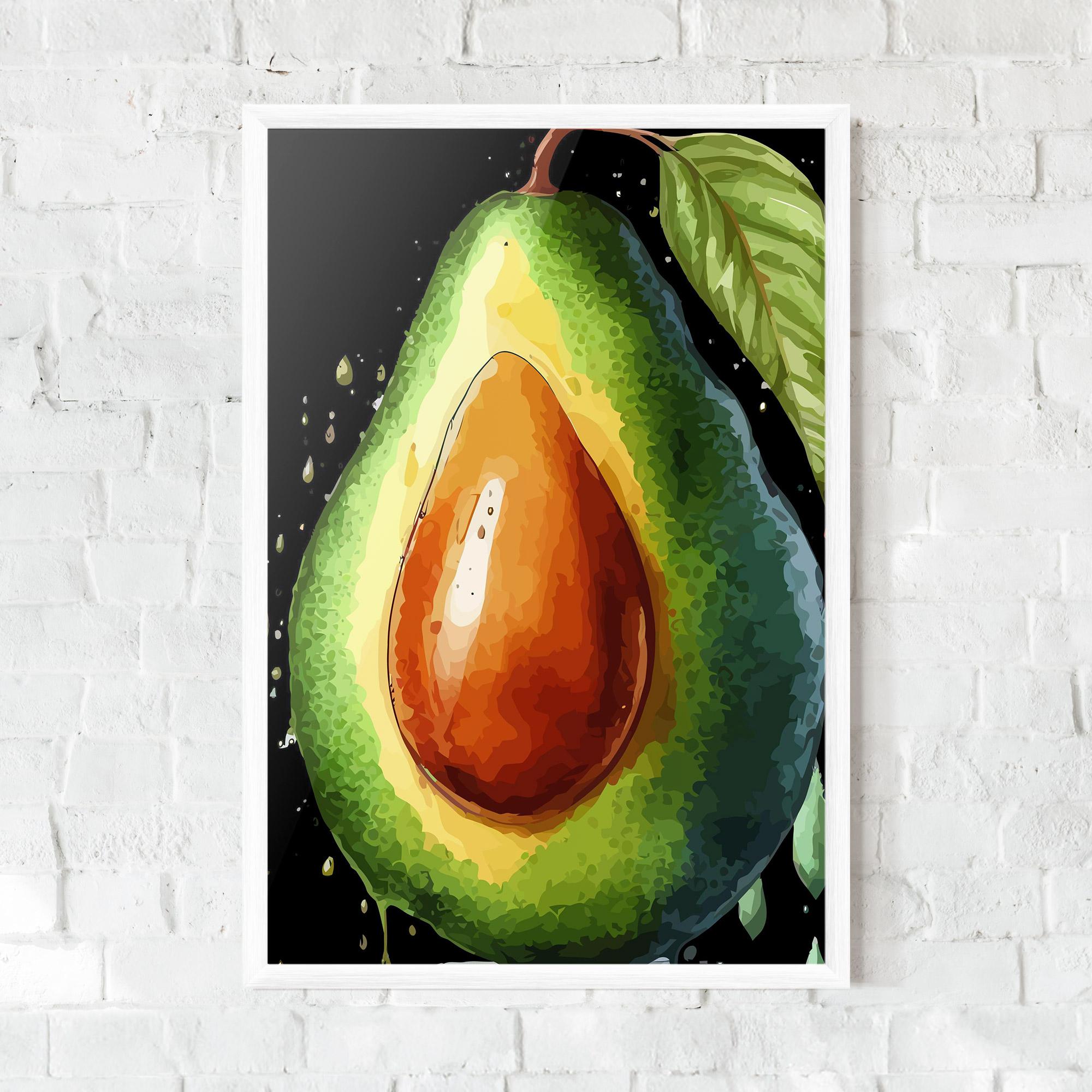 Plakat w Ramie Avocado Art mockup 0
