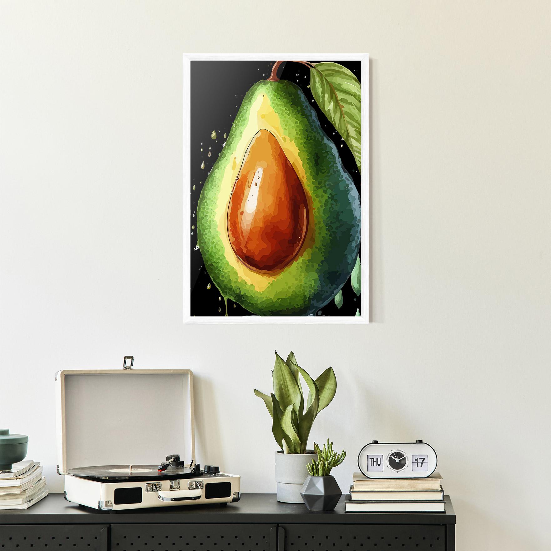 Plakat w Ramie Avocado Art mockup 2