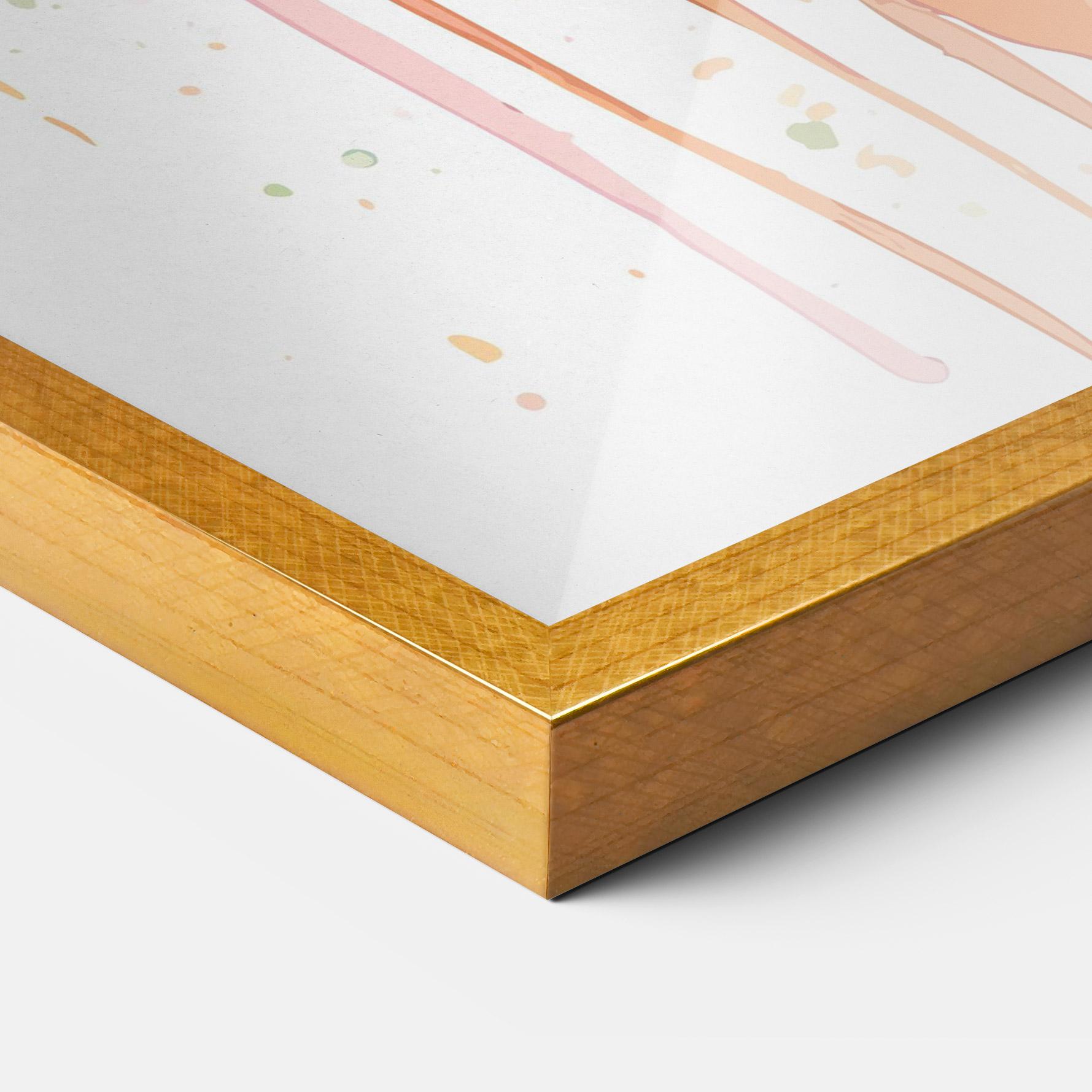 Plakat w Ramie Watercolor Carrot mockup 3