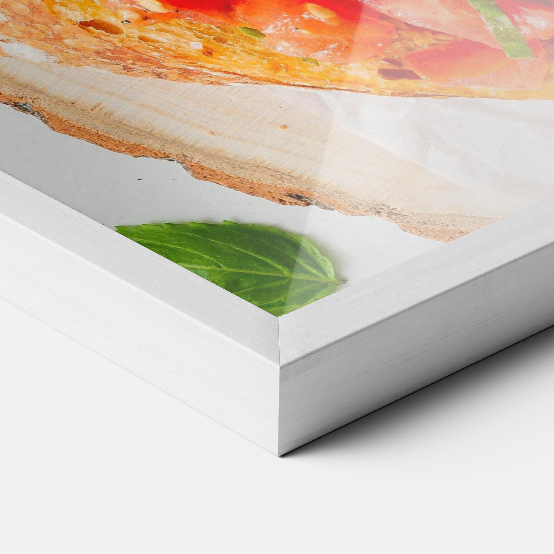 Plakat w Ramie Tomatoes On Bread mockup 3