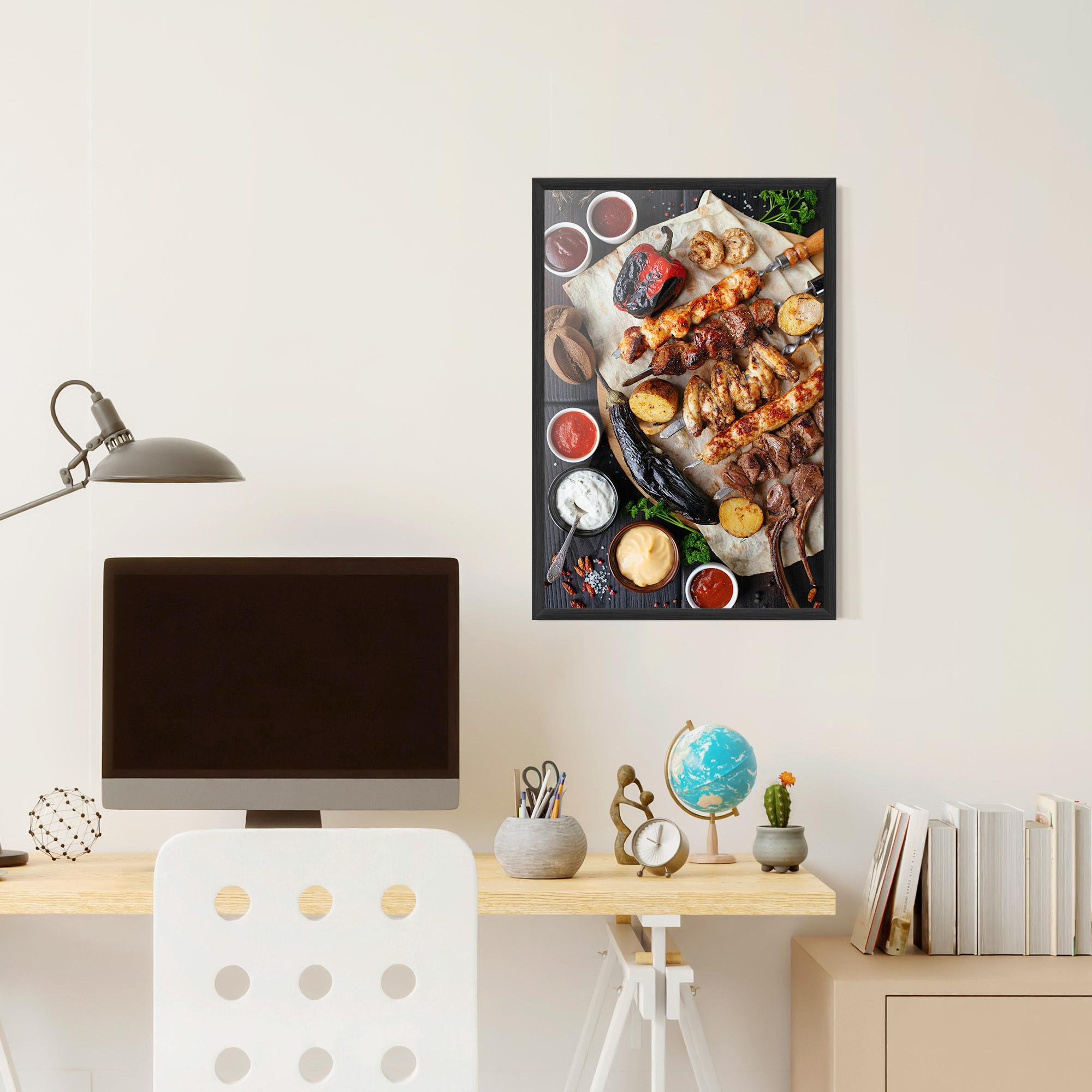 Plakat w Ramie Skewers mockup 6