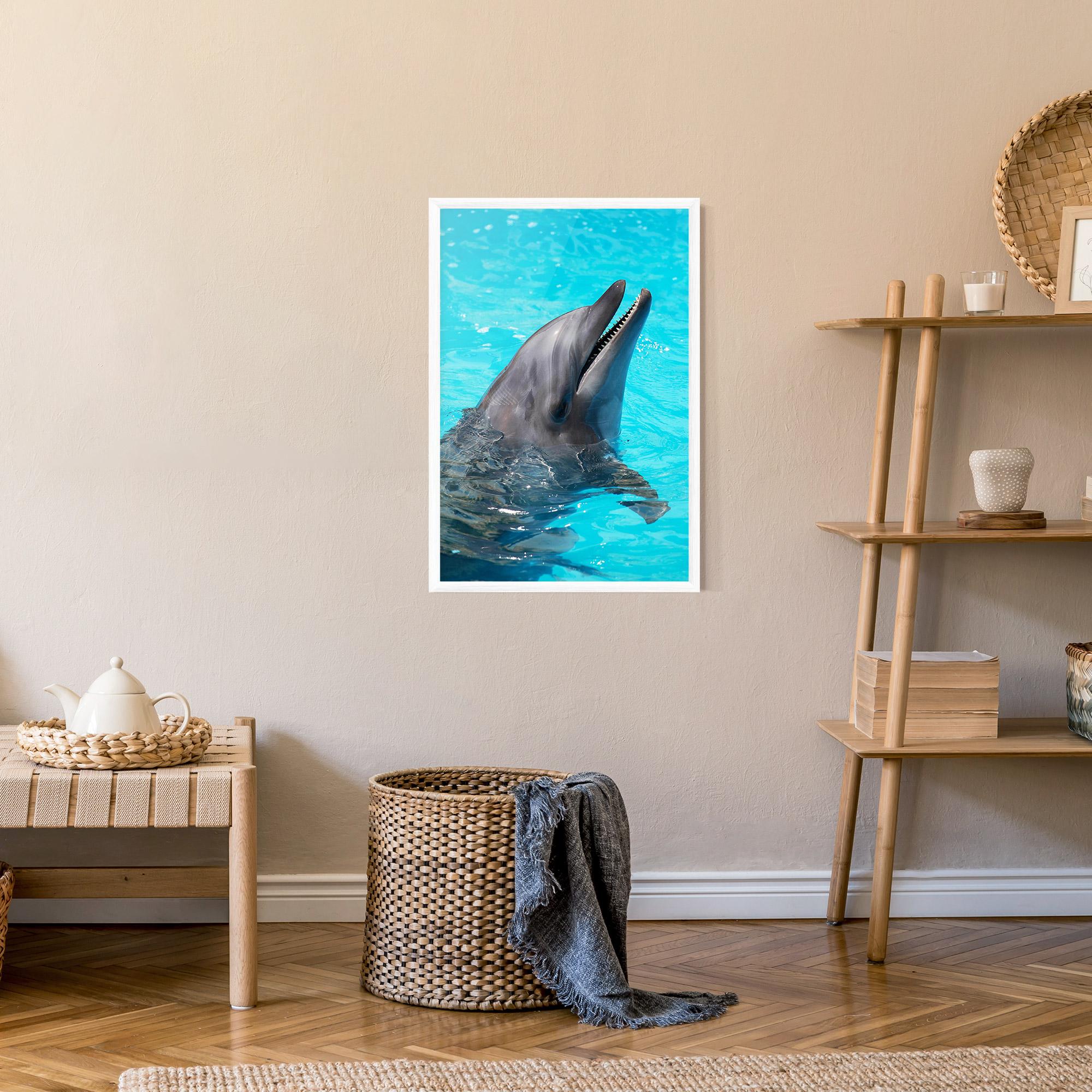 Plakat w Ramie Trained Dolphin mockup 9