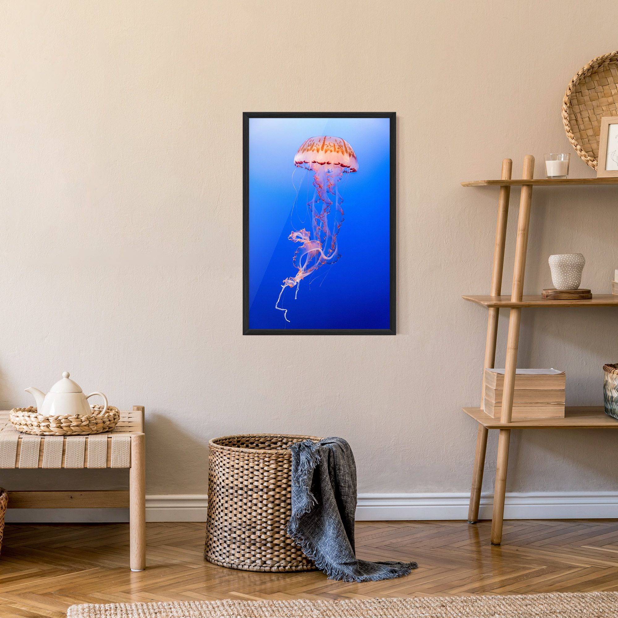 Pretty White Jellyfish mockup 9
