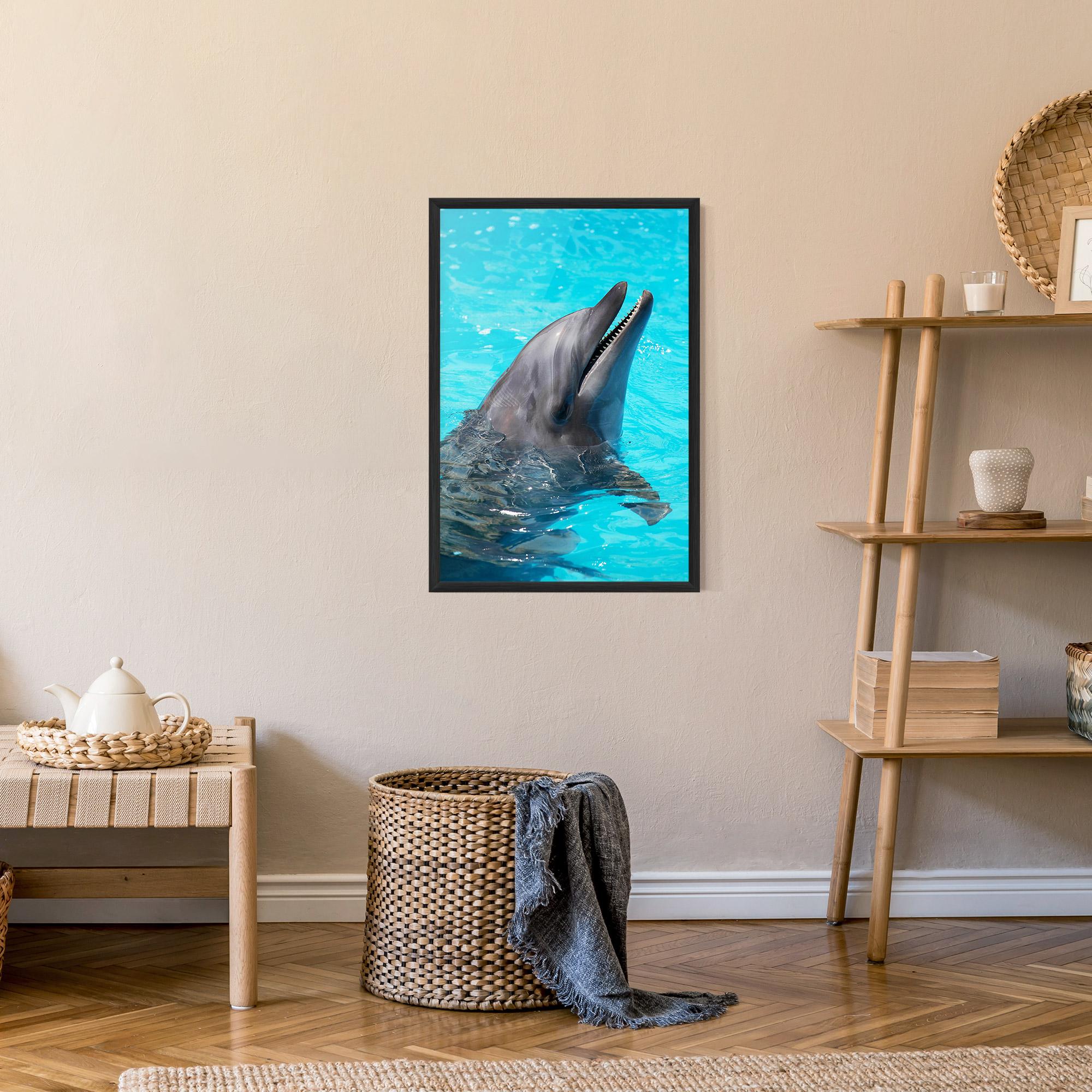 Plakat w Ramie Trained Dolphin mockup 9