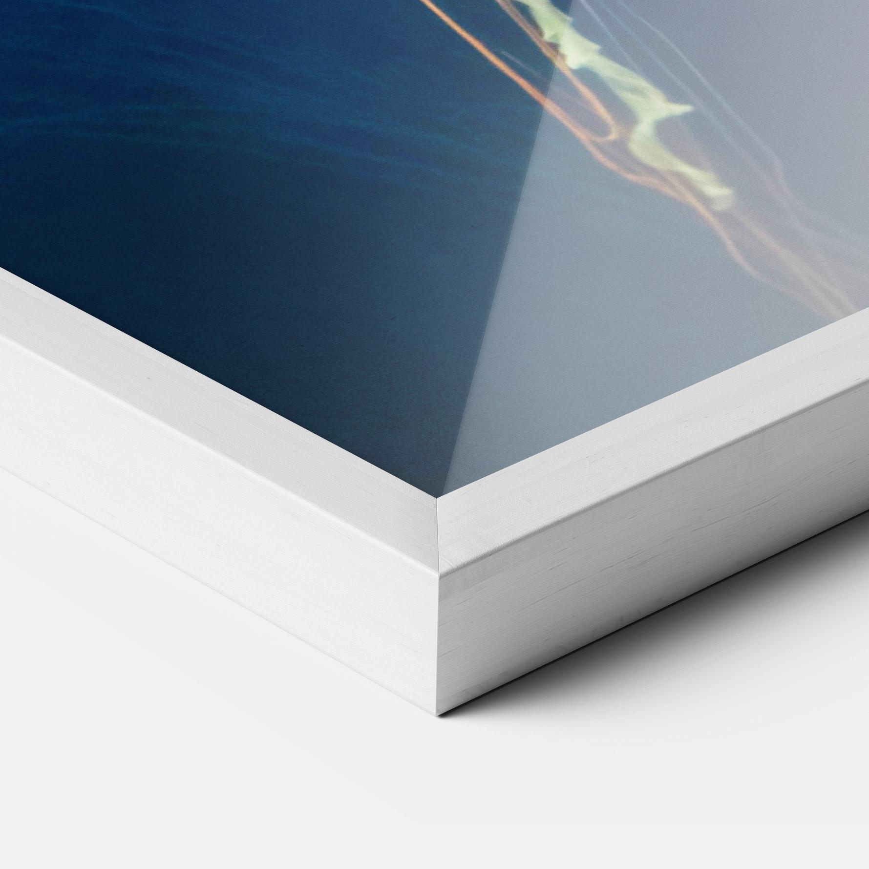 Plakat w Ramie Cream Jellyfish mockup 3