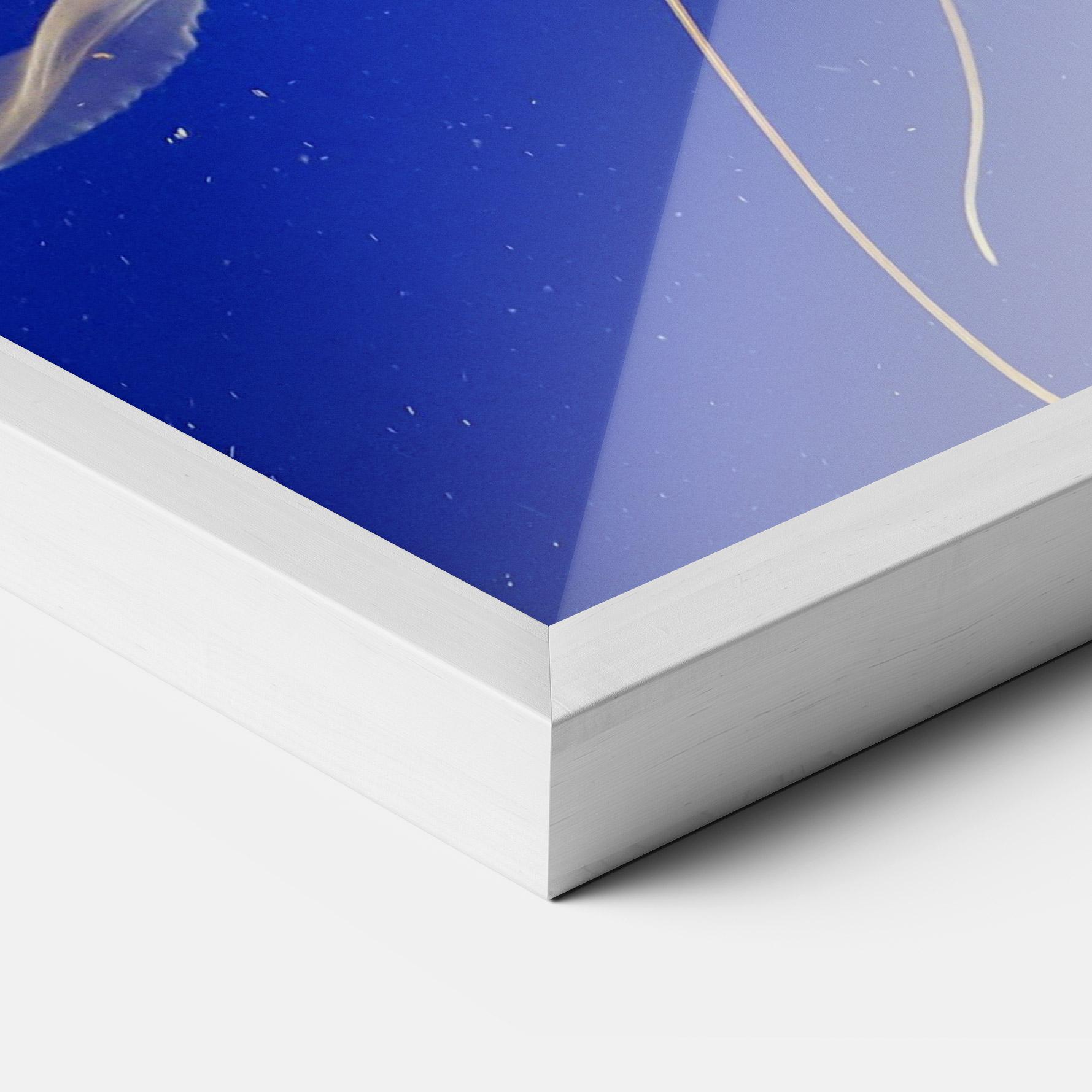 Plakat w Ramie Light Orange Jellyfish mockup 3