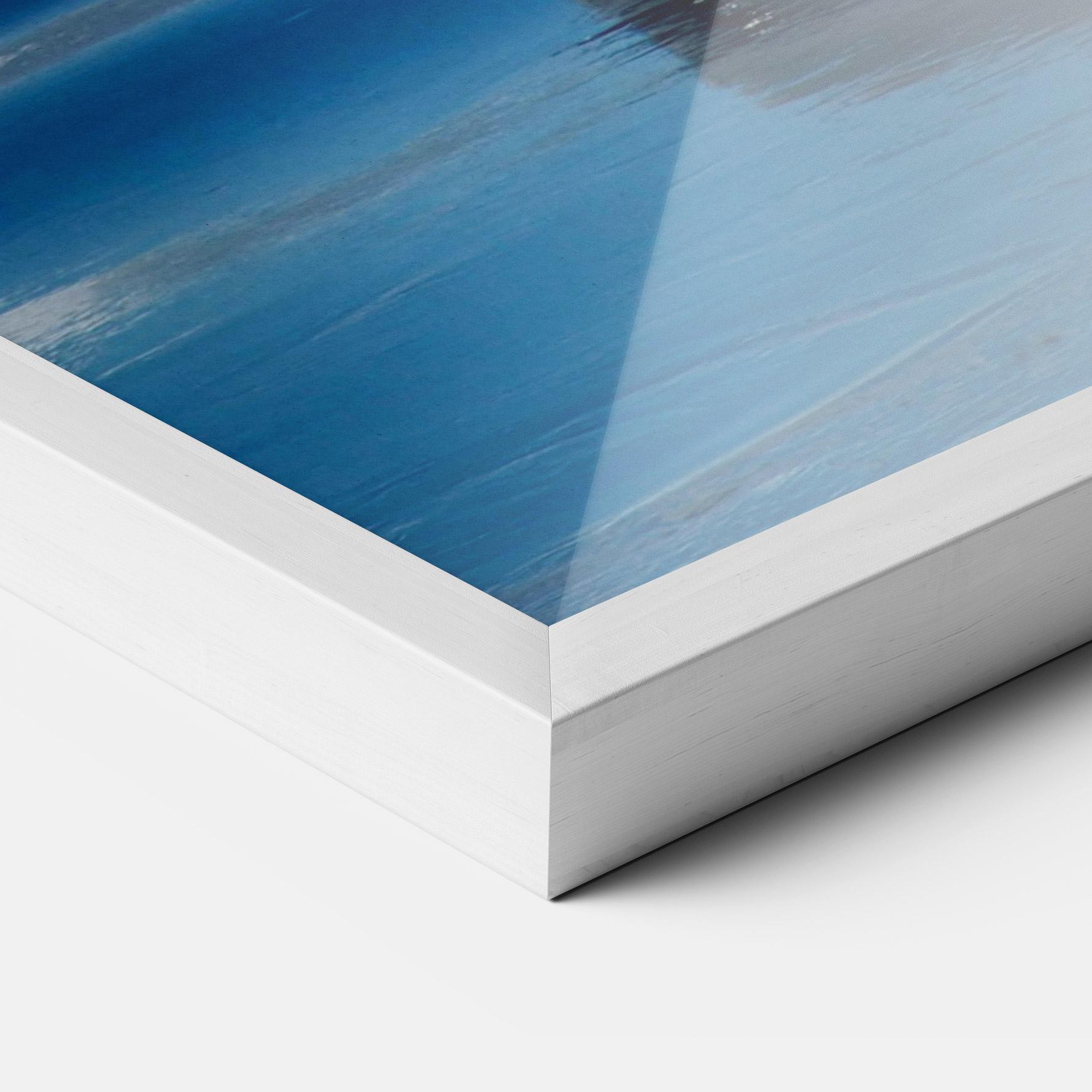 Plakat w Ramie Whale Tail mockup 3