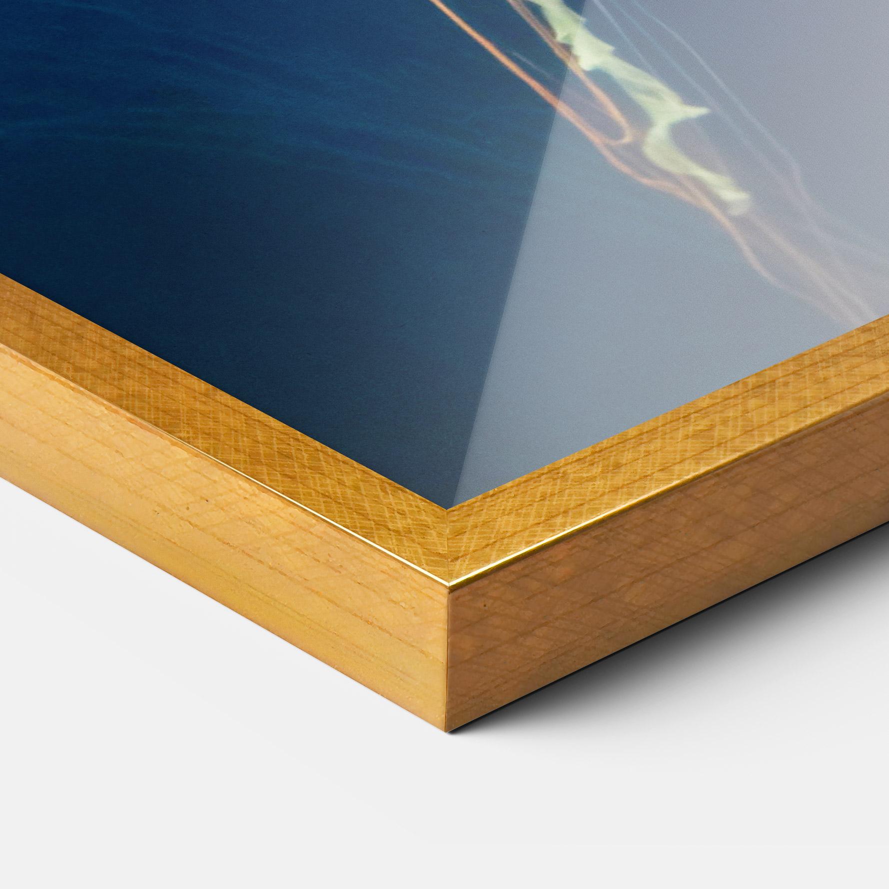 Plakat w Ramie Cream Jellyfish mockup 3