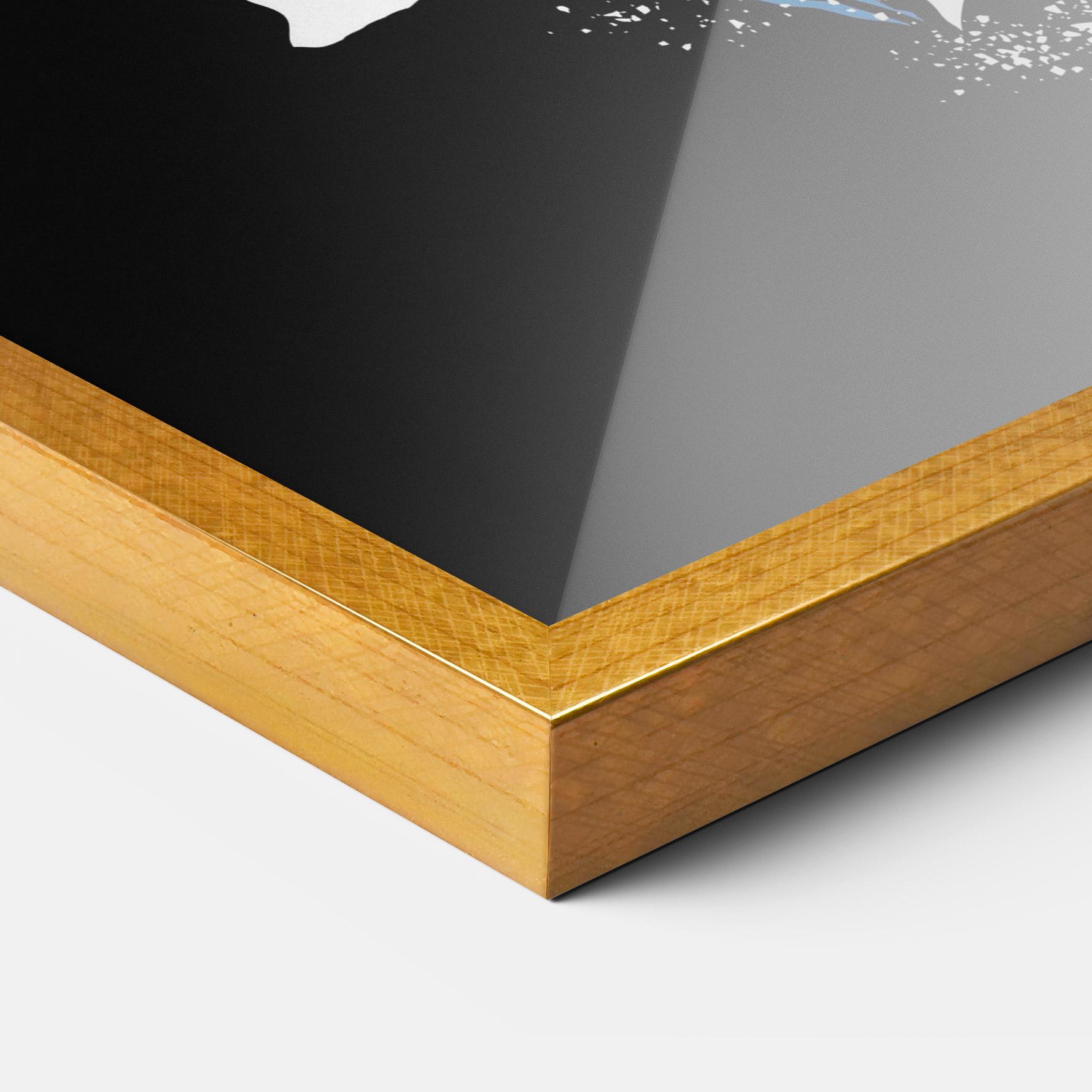 Plakat w Ramie Sword Fish mockup 3