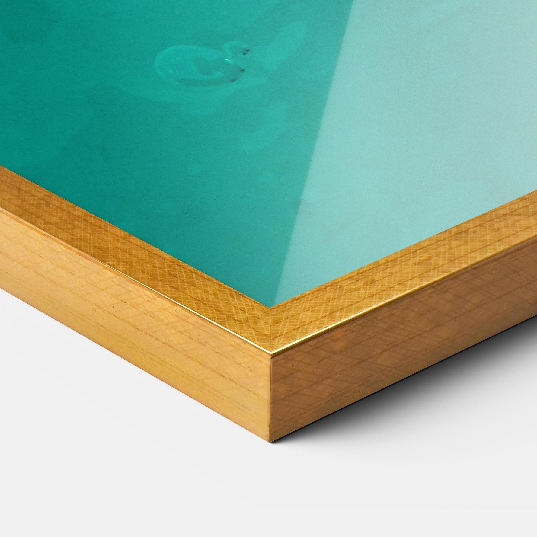 Plakat w Ramie Turtle Sweeming mockup 3