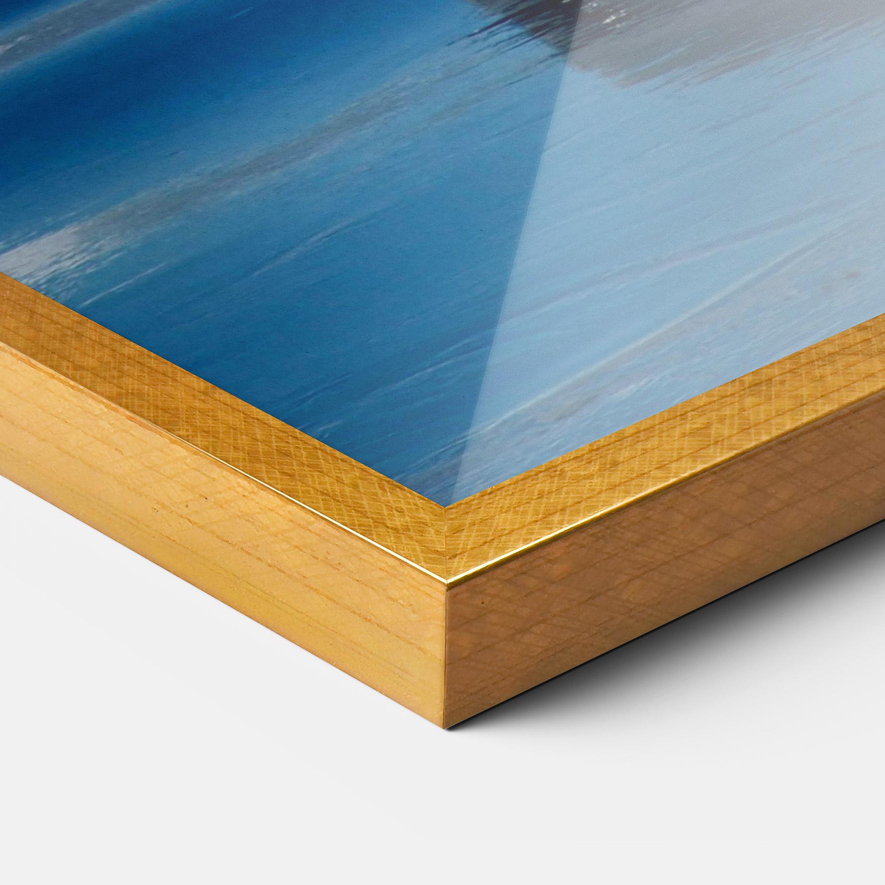 Plakat w Ramie Whale Tail mockup 3