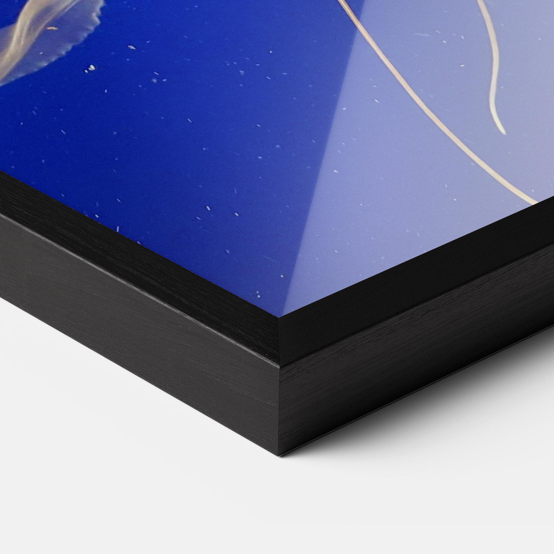 Plakat w Ramie Light Orange Jellyfish mockup 3