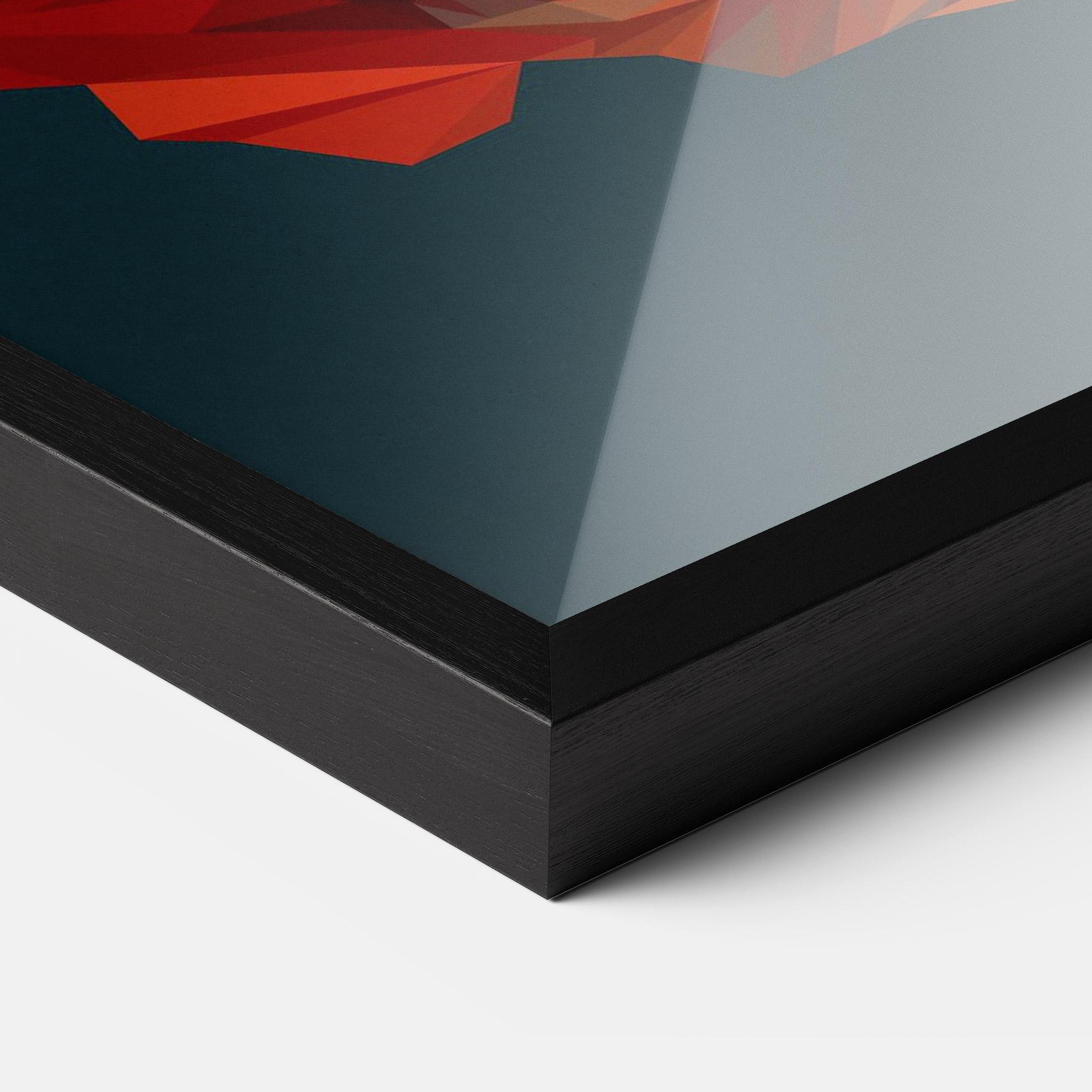 Plakat w Ramie Orange Fish mockup 3