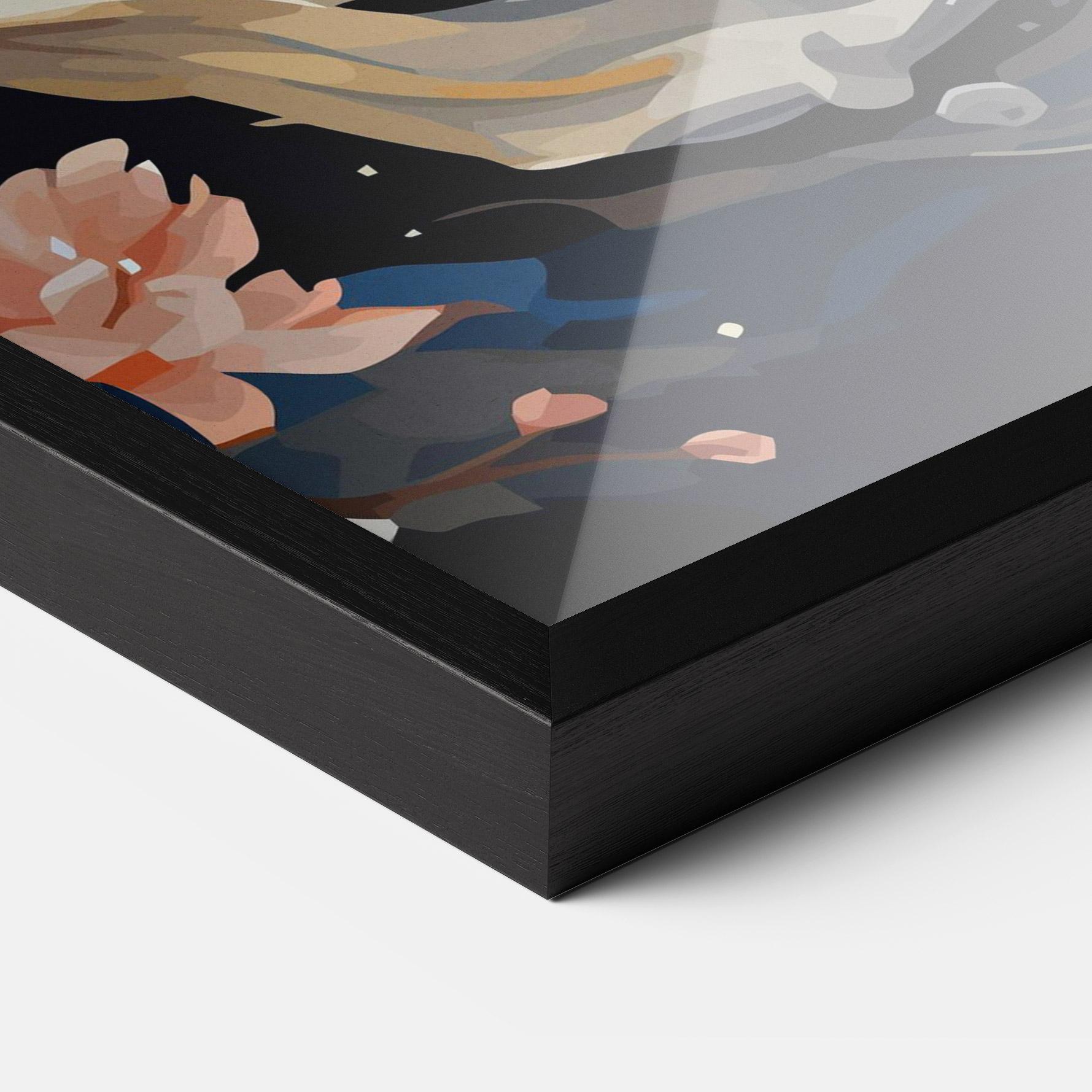 Plakat w Ramie Pretty Koi mockup 3